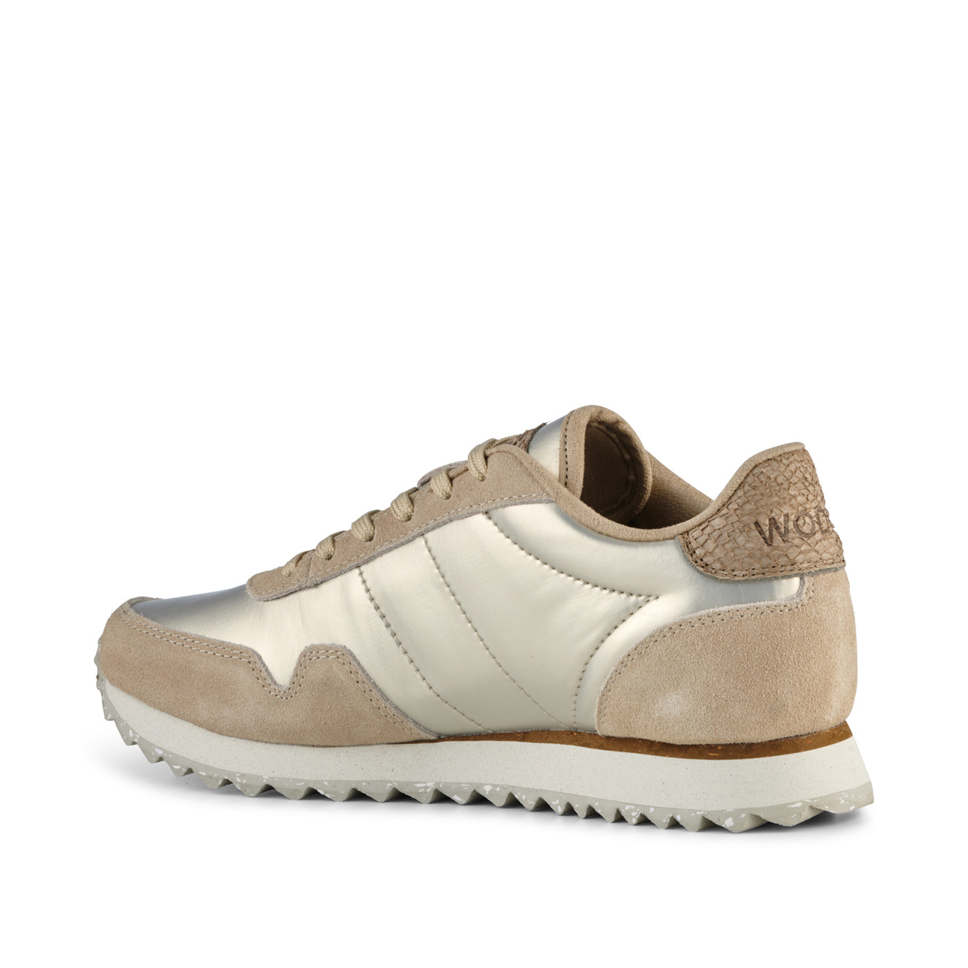 WODEN Nora III Metallic Nylon Sneakers 400 Champagne