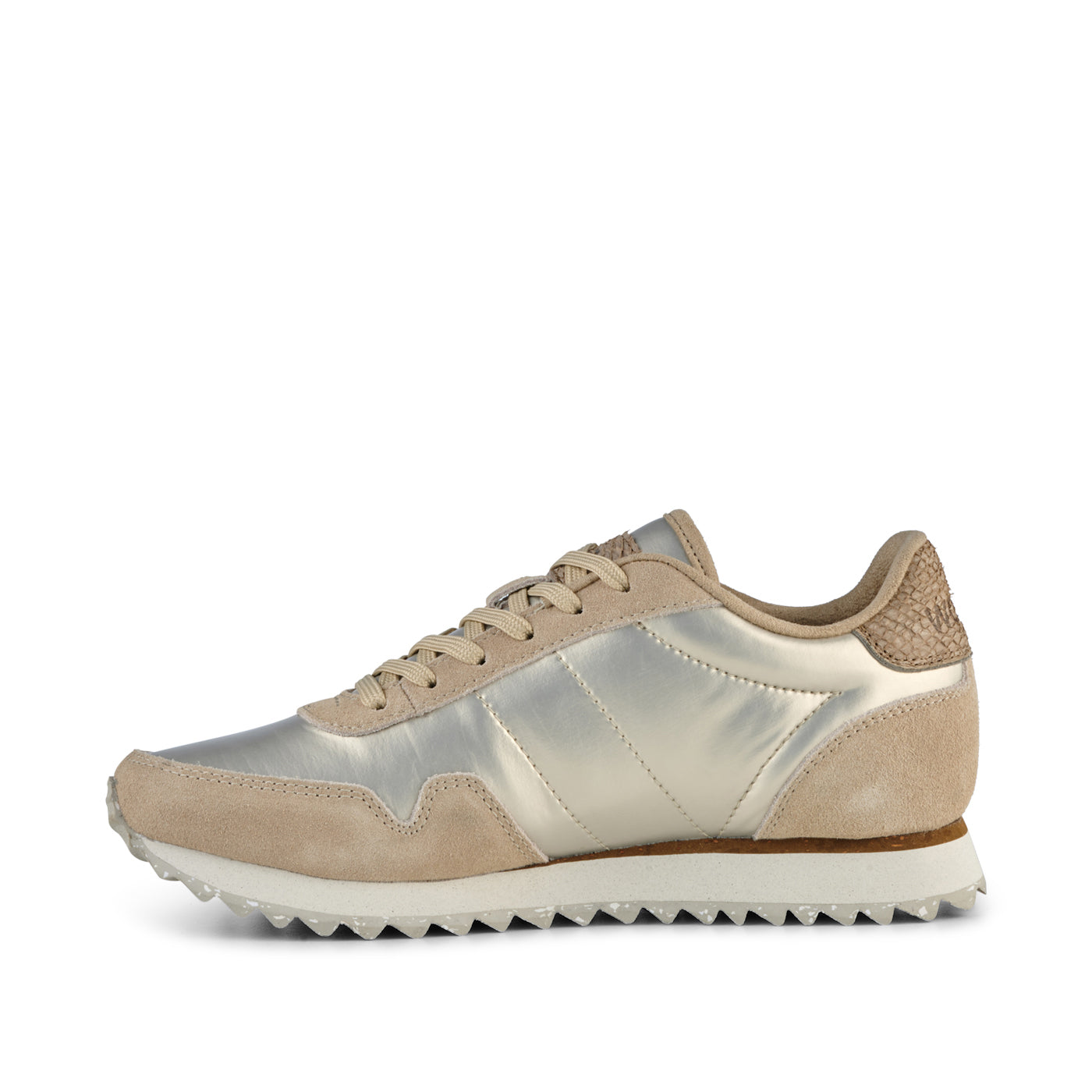 WODEN Nora III Metallic Nylon Sneakers 400 Champagne