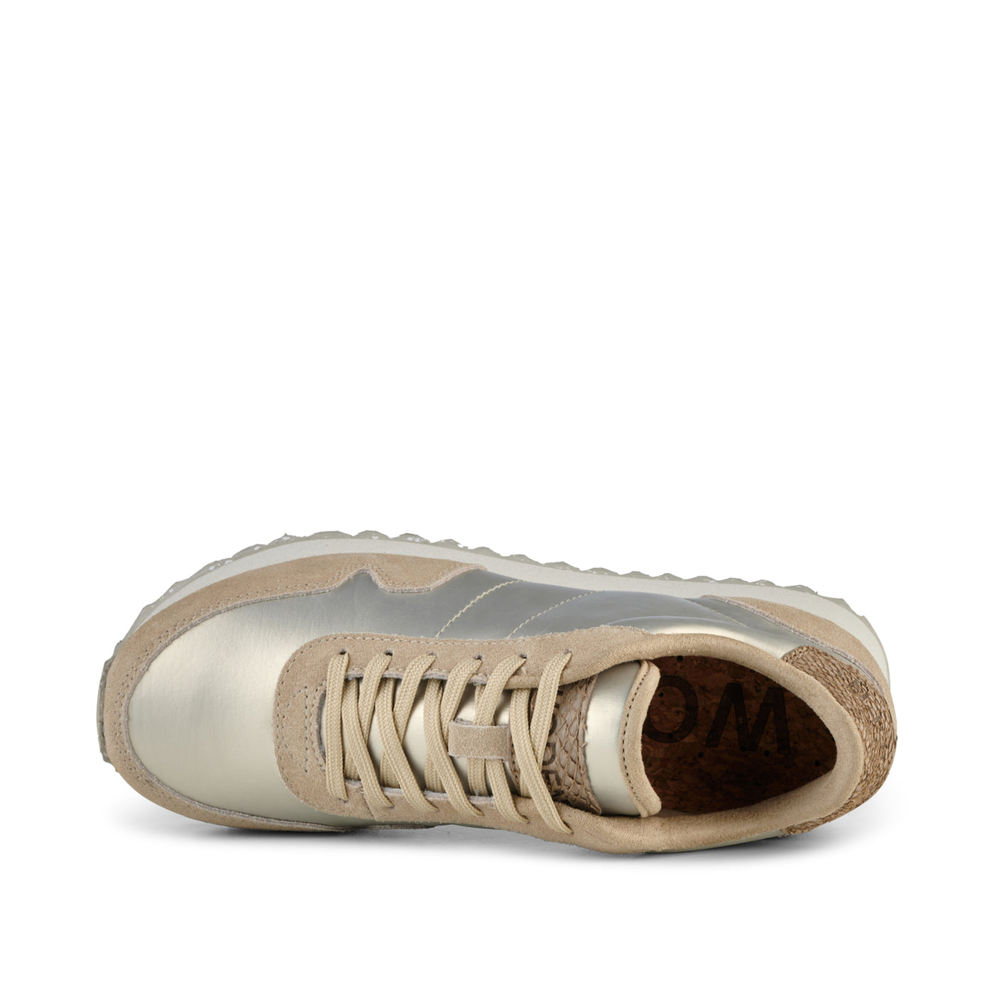 WODEN Nora III Metallic Nylon Sneakers 400 Champagne