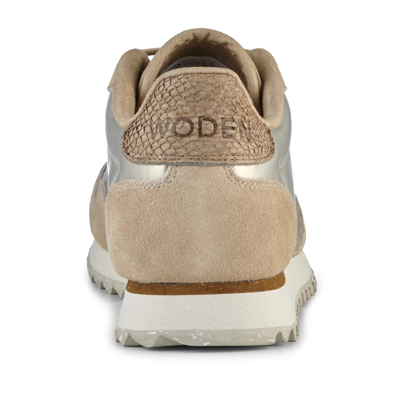 WODEN Nora III Metallic Nylon Sneakers 400 Champagne