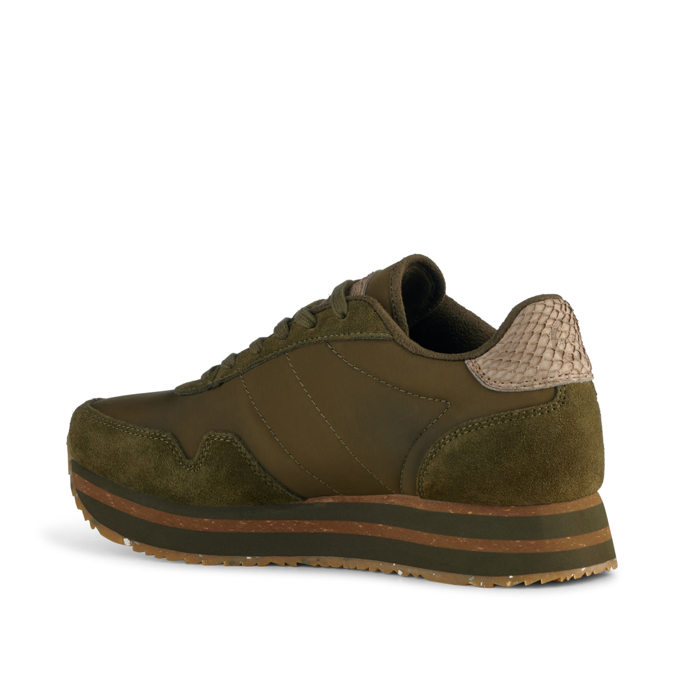 WODEN Nora III Plateau Sneakers 295 Dark Olive