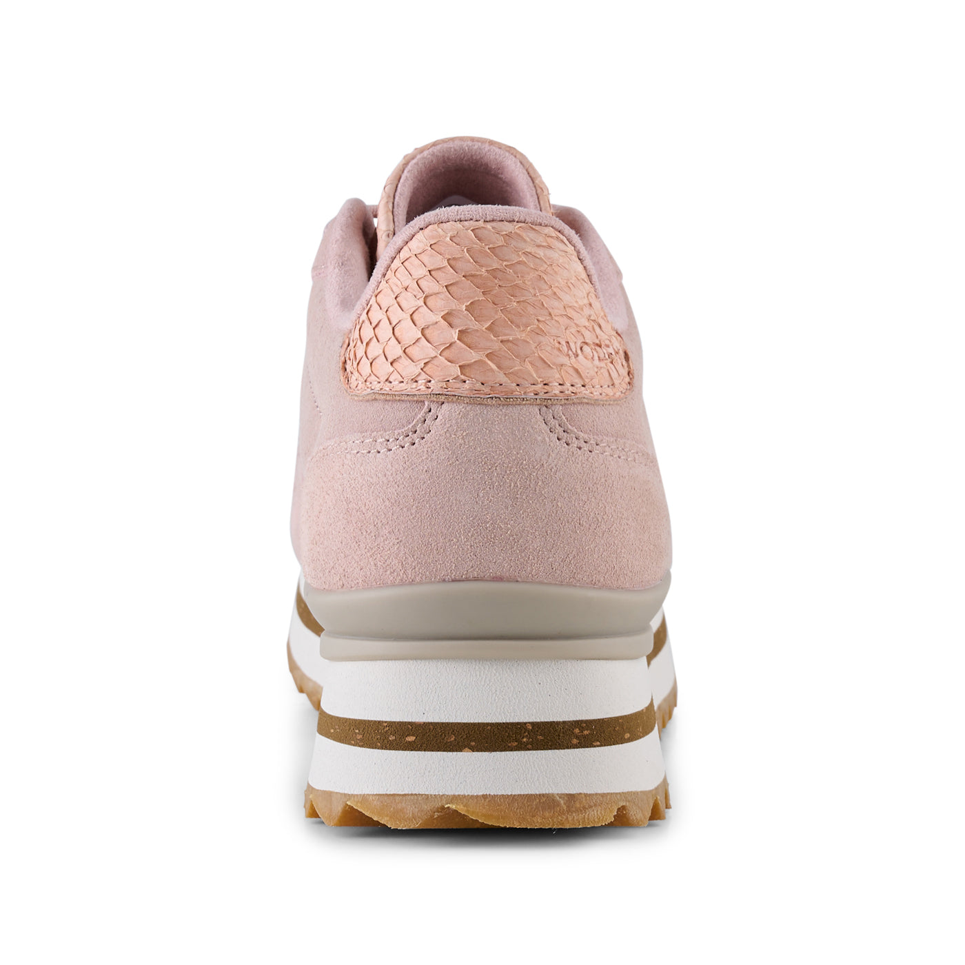 WODEN Nora III Suede Plateau Sneakers 800 Dry Rose