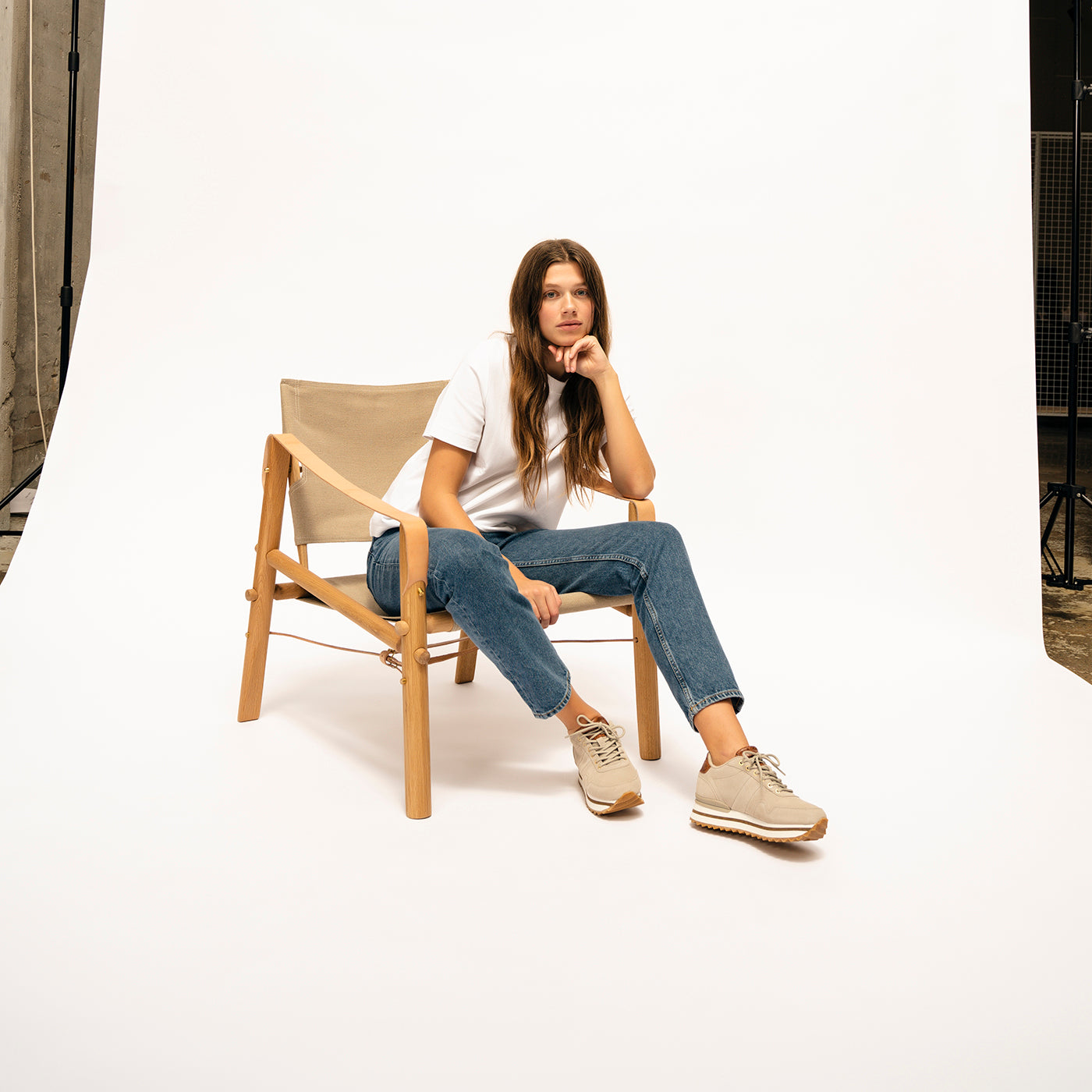 WODEN Nora III Suede Plateau Sneakers 802 Grey Feather