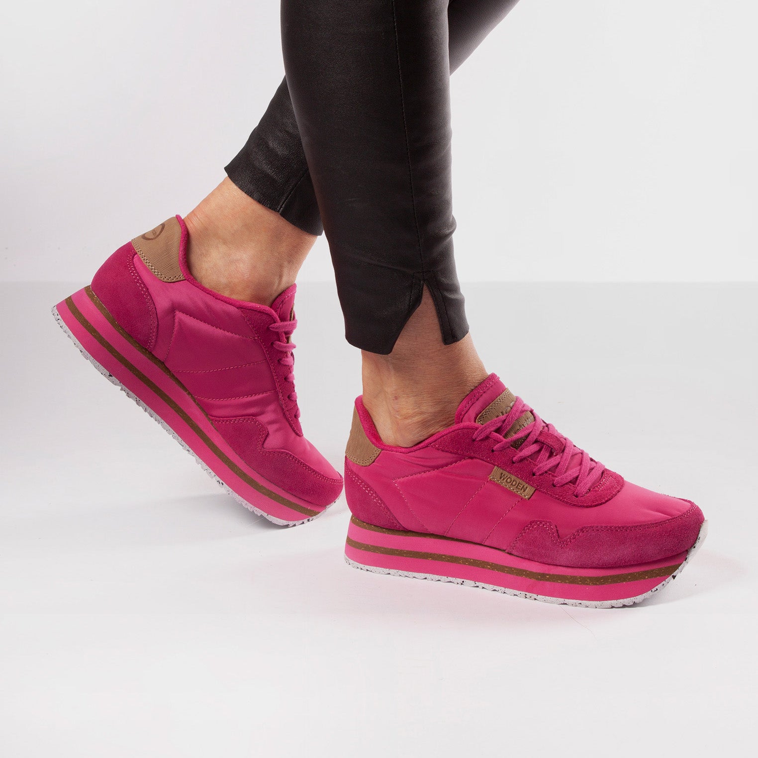 WODEN Nora II Plateau Sneakers 609 Fuchsia