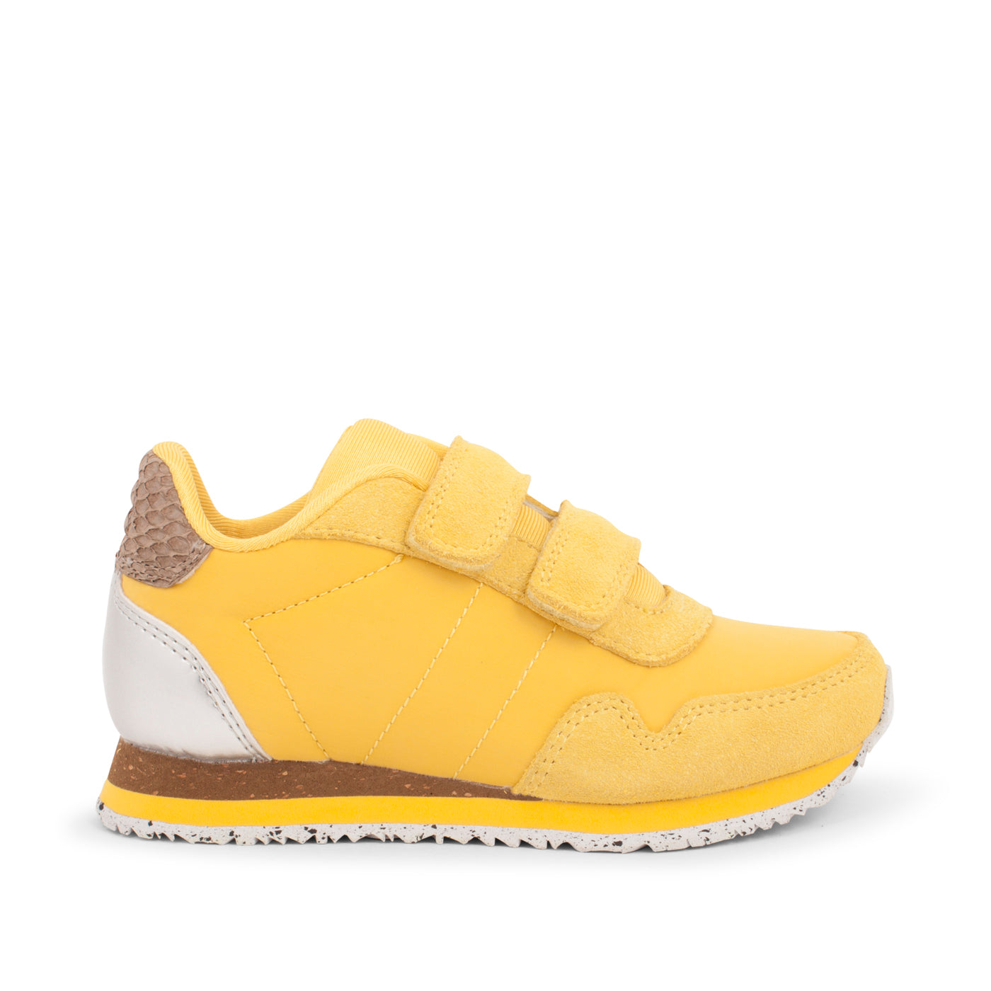 WODEN KIDS Nora Metallic Heel Sneakers 607 Super Lemon