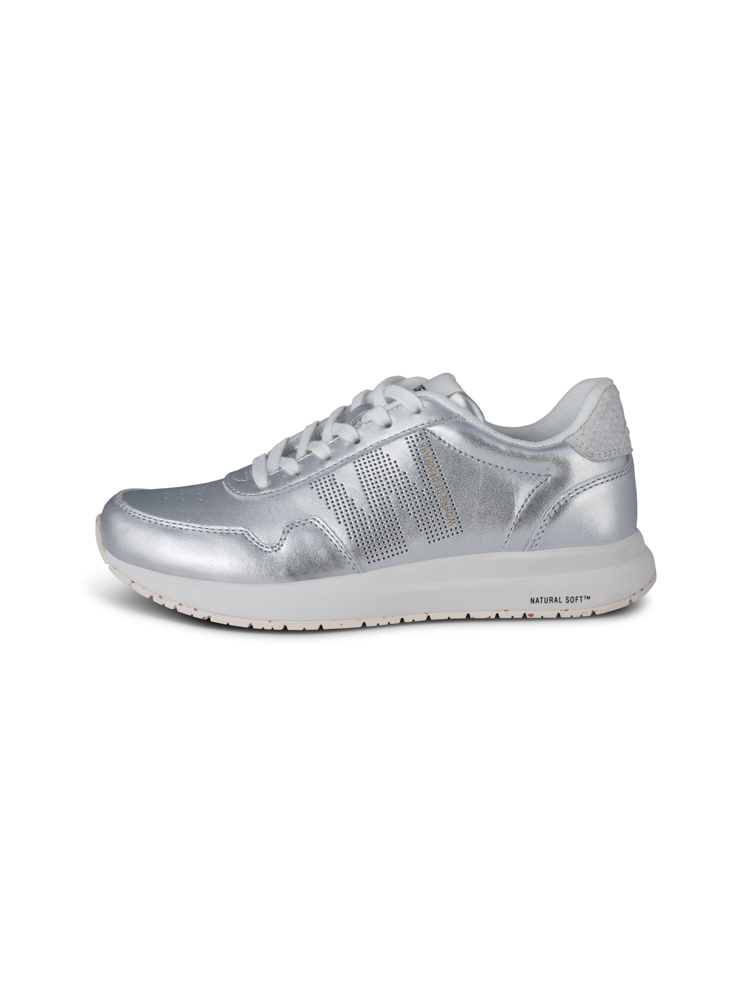 WODEN Nora Natural Soft Metallic Sneakers 039 Silver