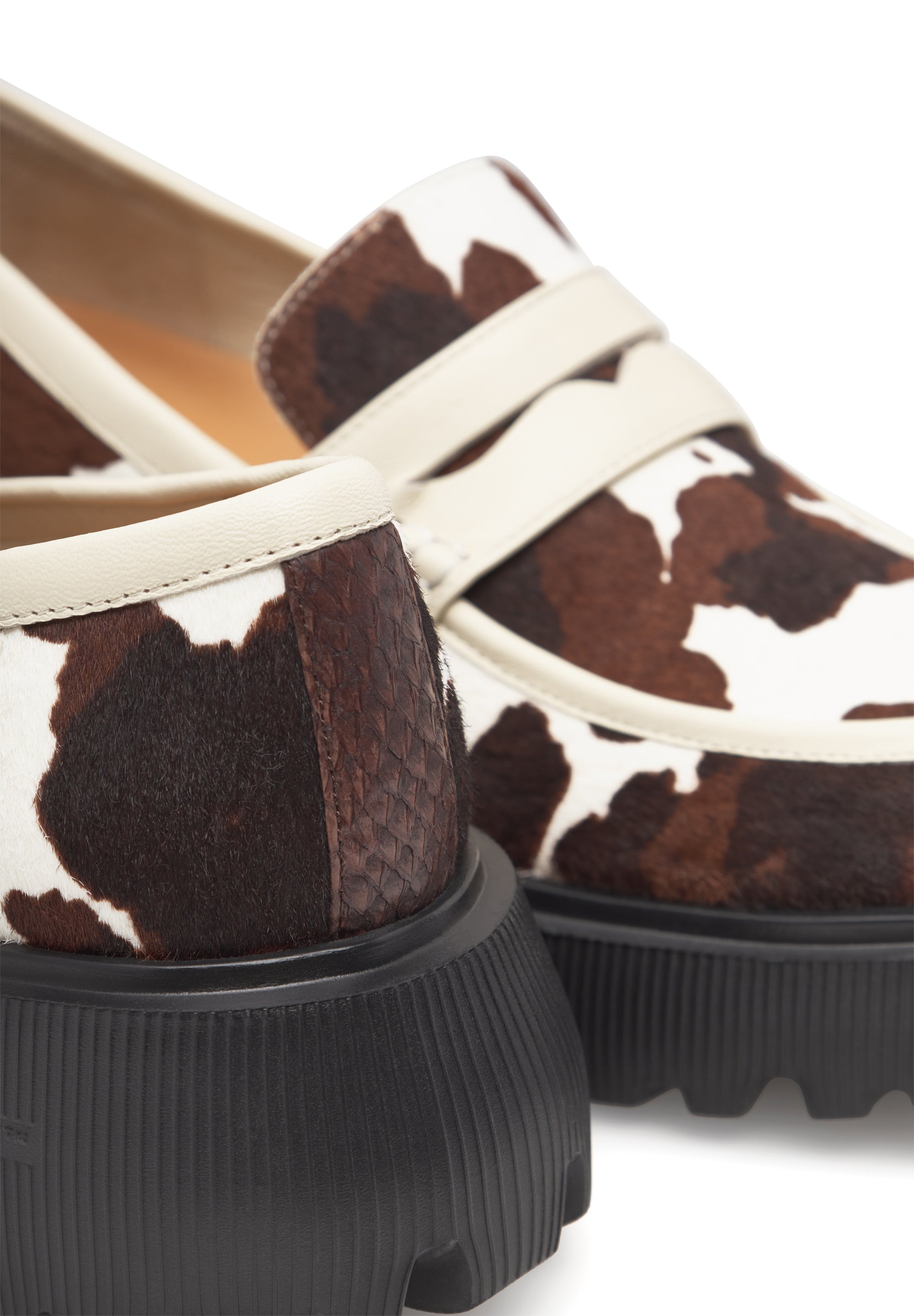 WODEN STB WOMENS Posey Animal Loafers 357 Cow
