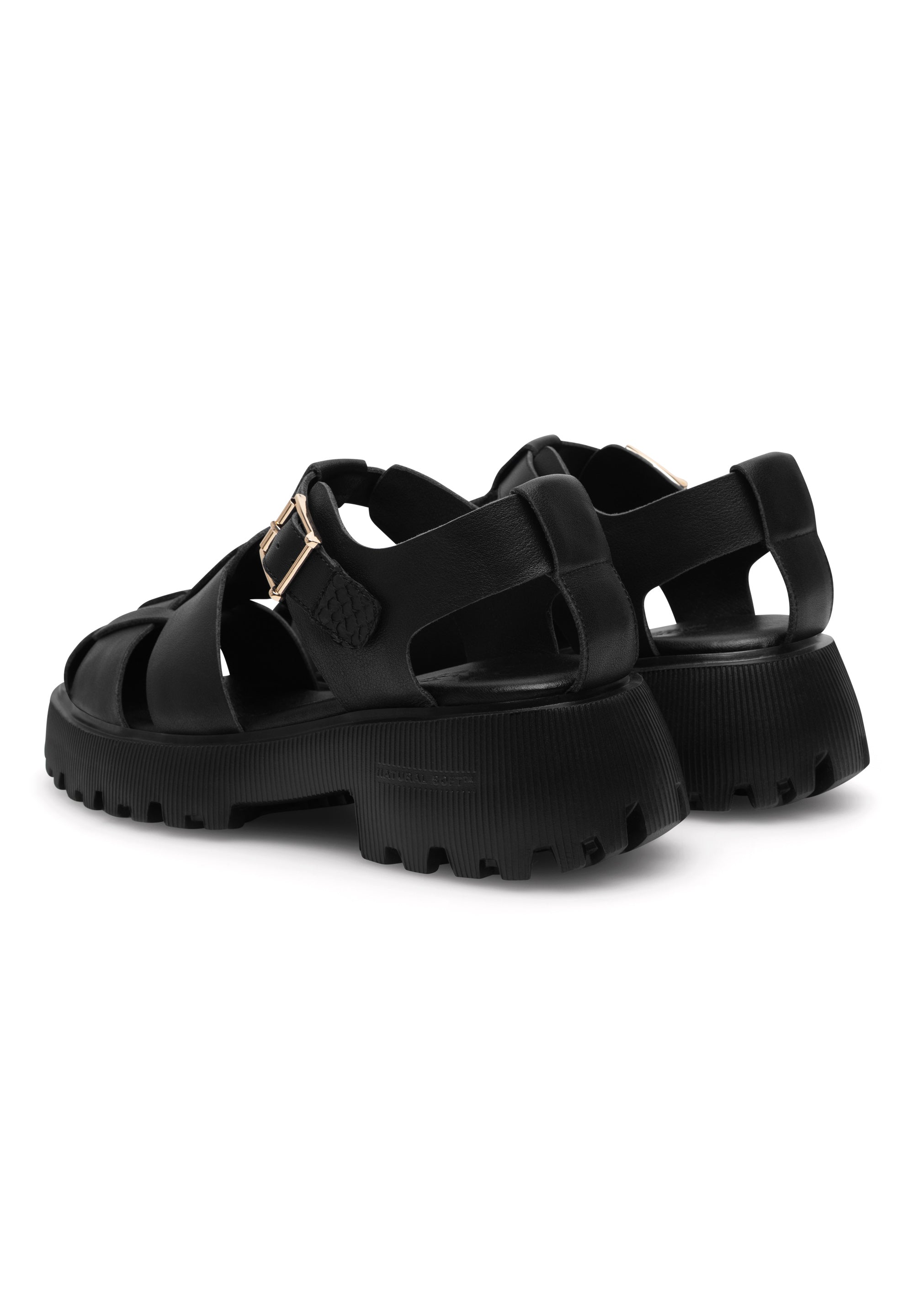 WODEN STB WOMENS Posey Fisherman Sandals 020 Black