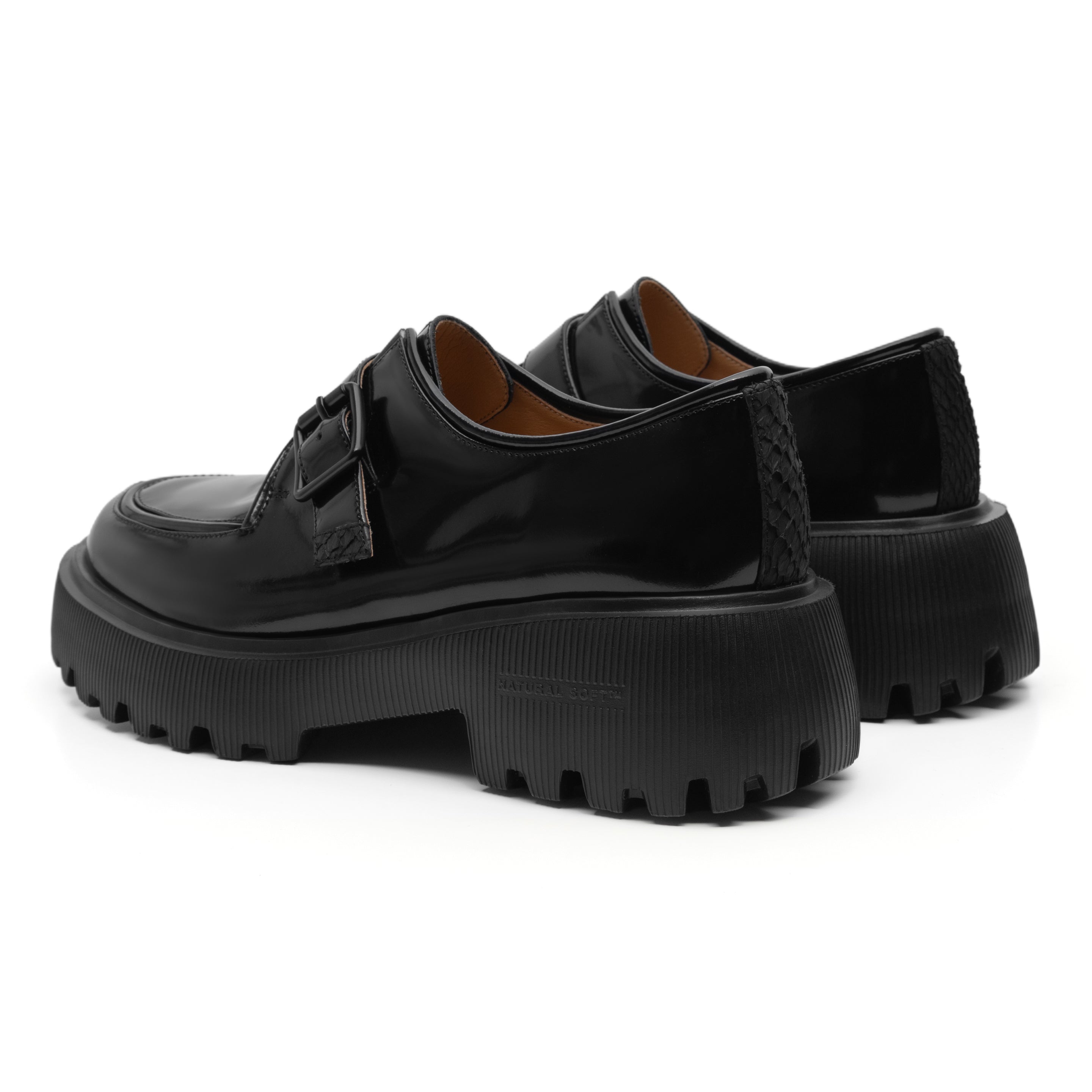 WODEN STB WOMENS Posey Monk Shoes 020 Black