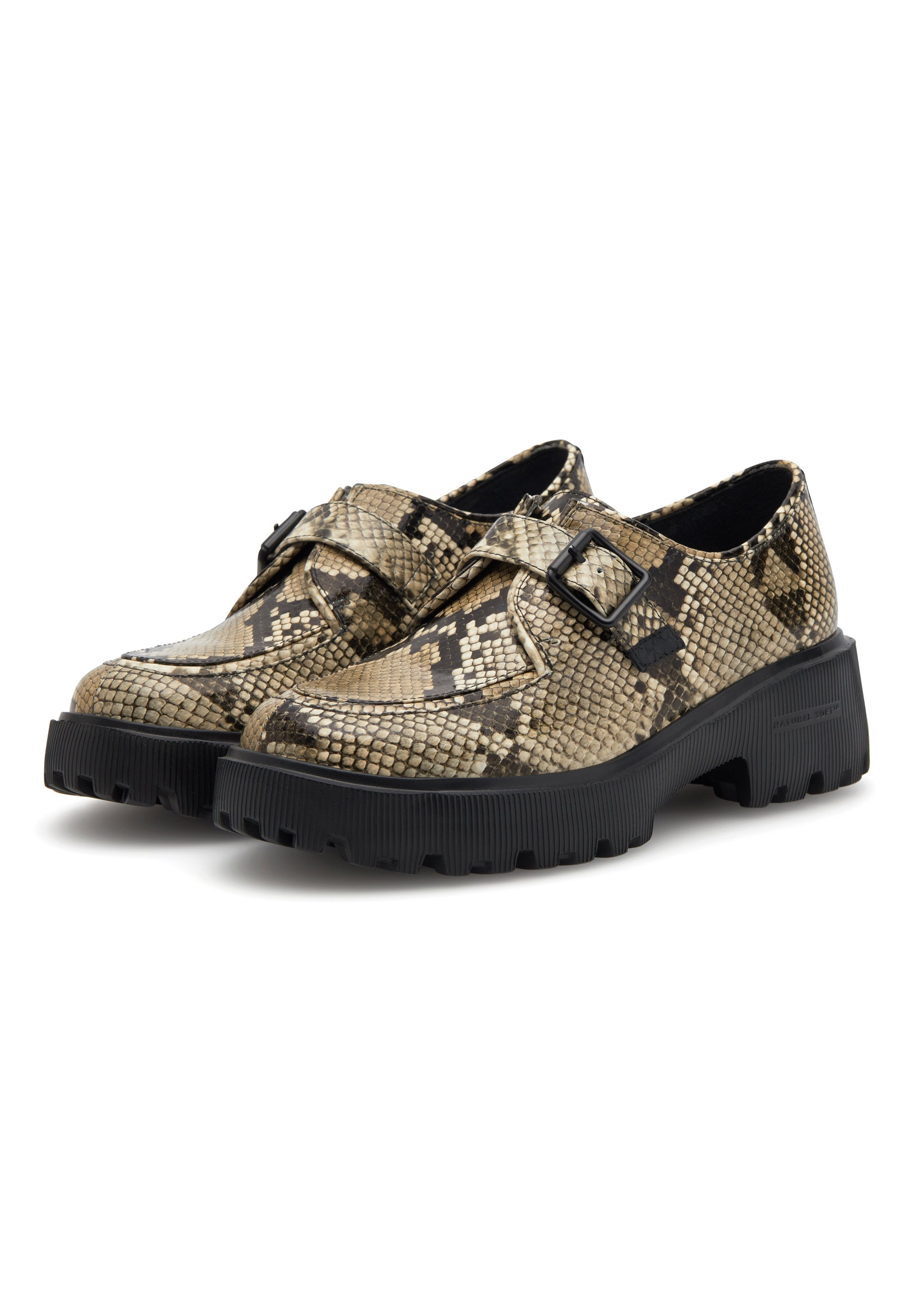 WODEN STB WOMENS Posey Monk Snake Shoes 856 Snake