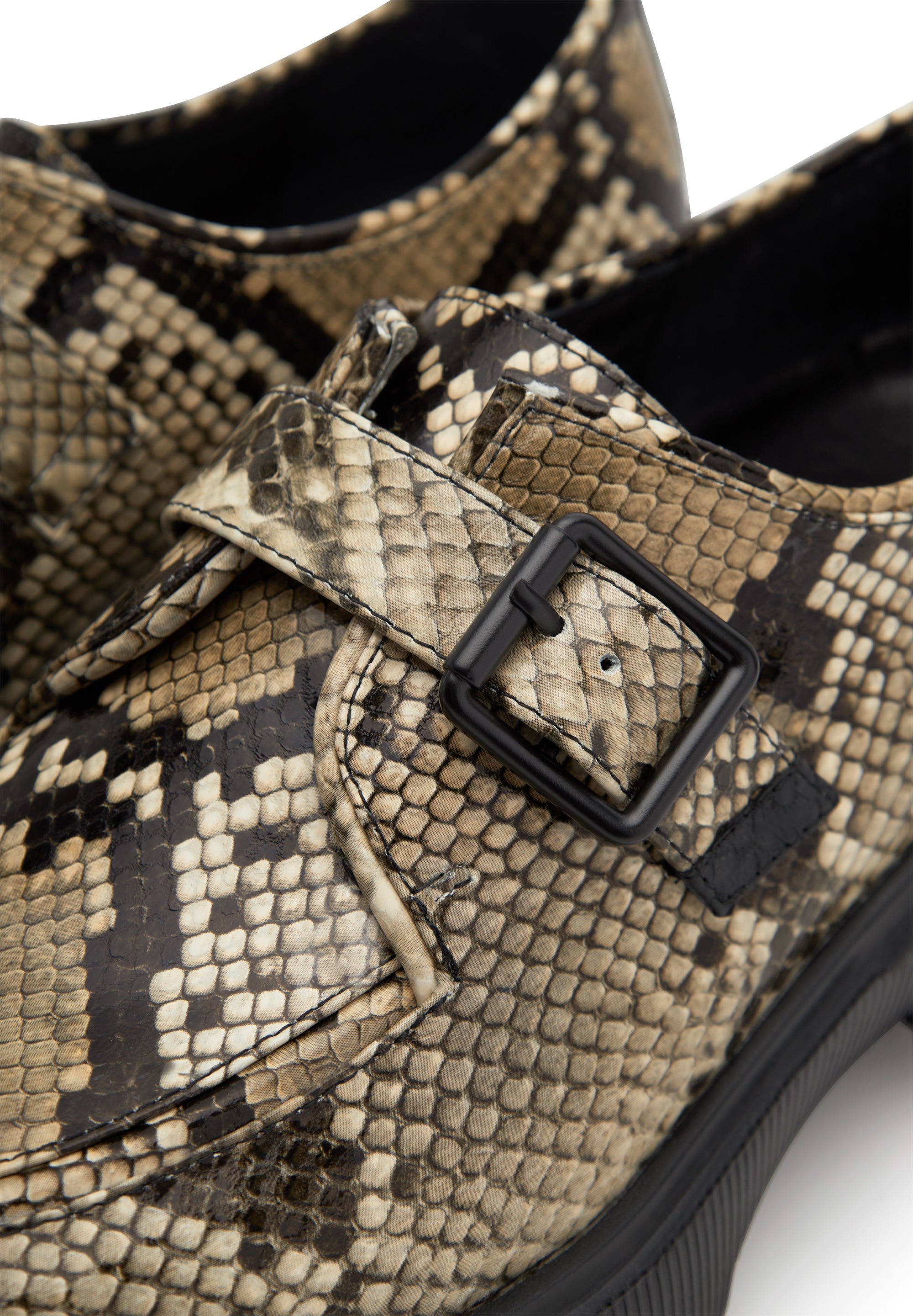 WODEN STB WOMENS Posey Monk Snake Shoes 856 Snake