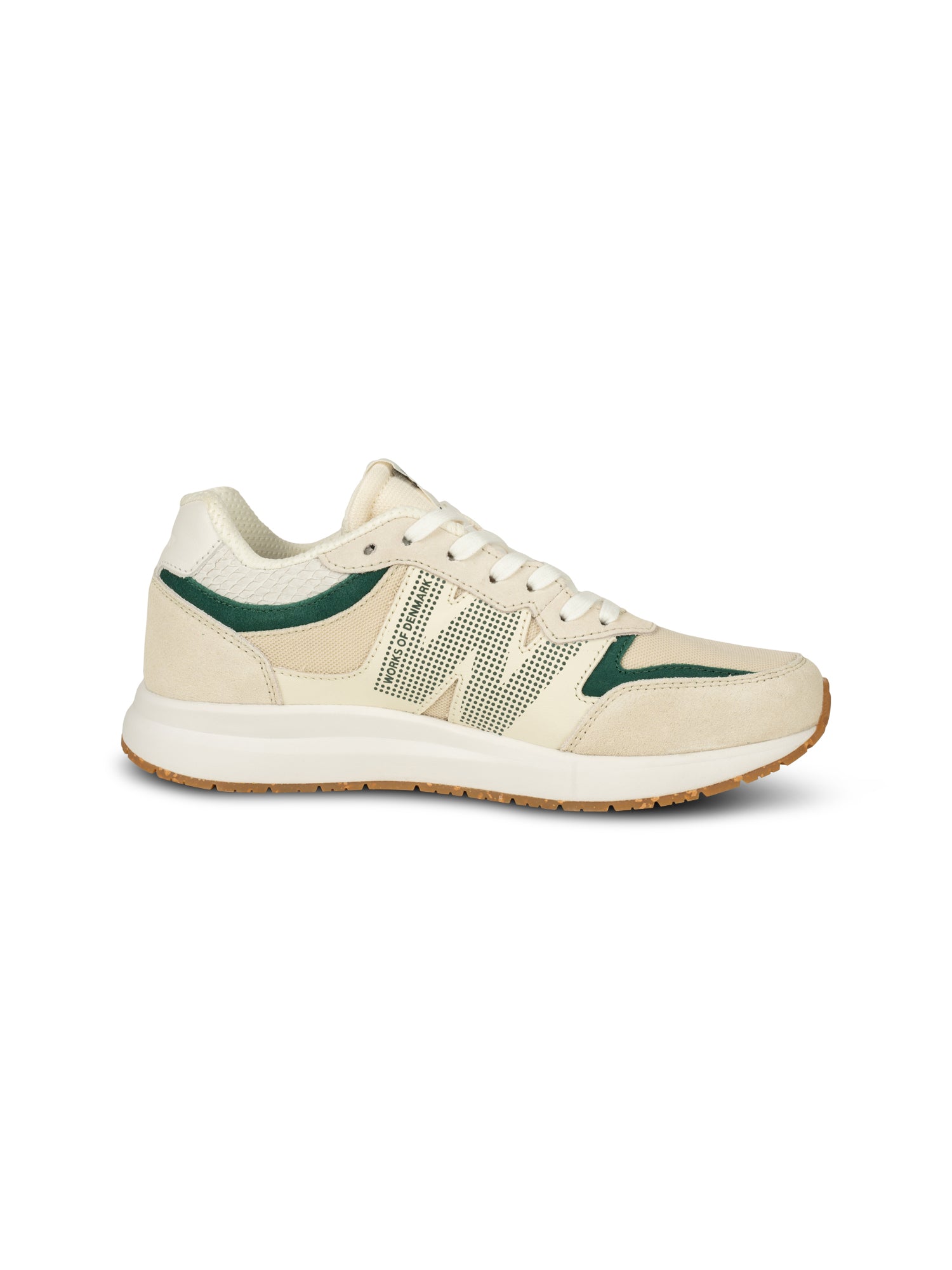 WODEN Rigmor Sneakers 199 Blanc de Blanc/Deep Forest
