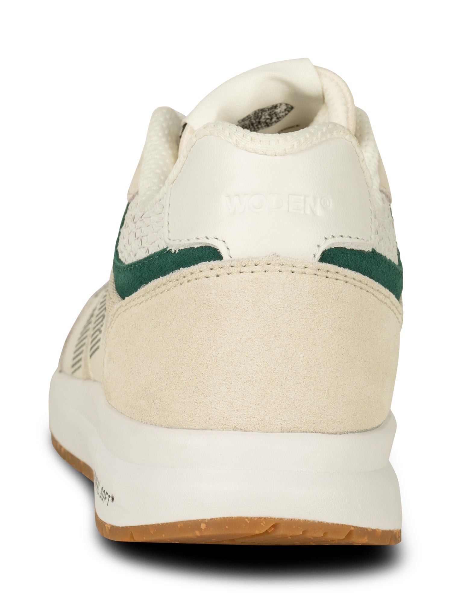WODEN Rigmor Sneakers 199 Blanc de Blanc/Deep Forest