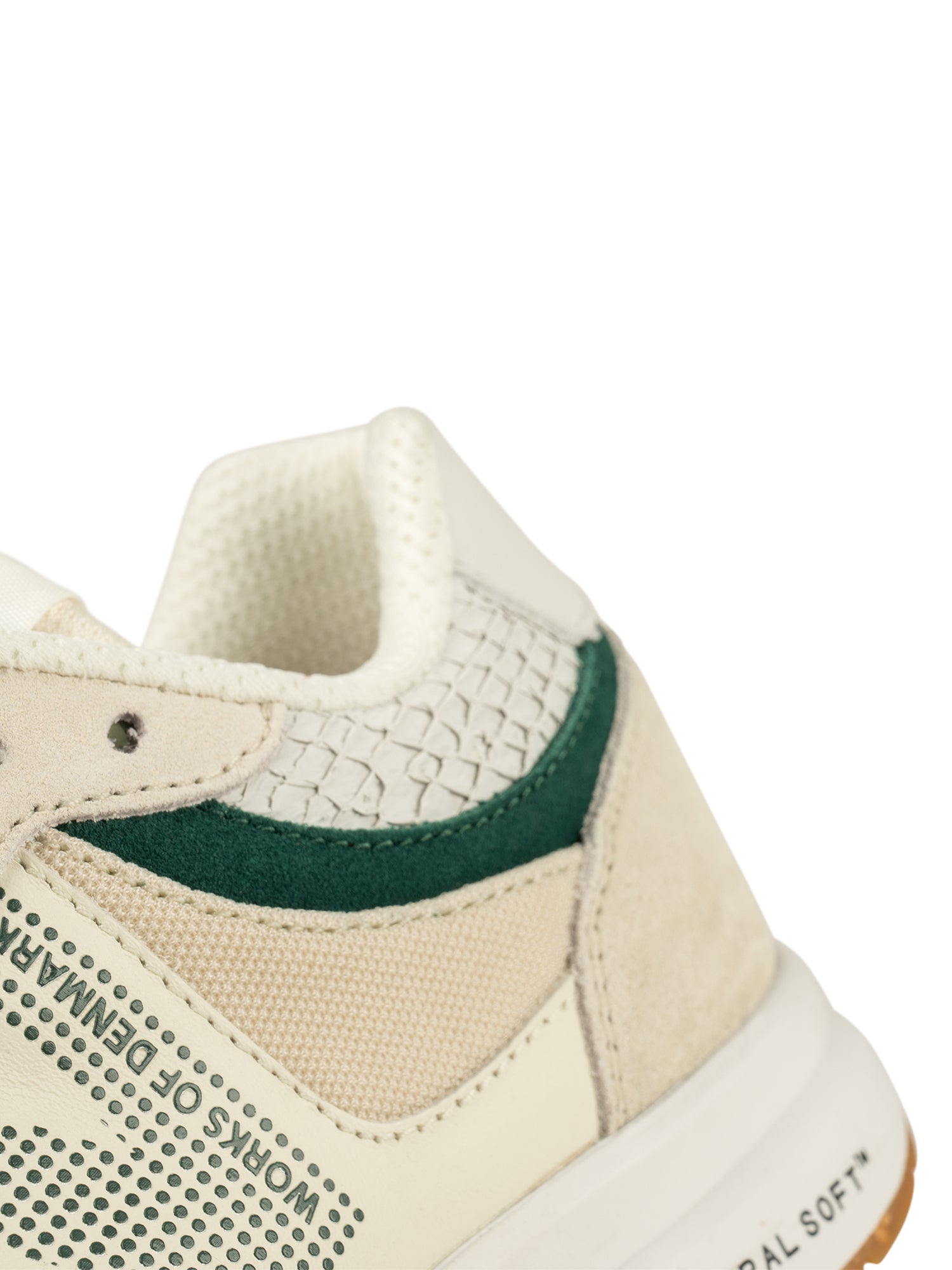 WODEN Rigmor Sneakers 199 Blanc de Blanc/Deep Forest