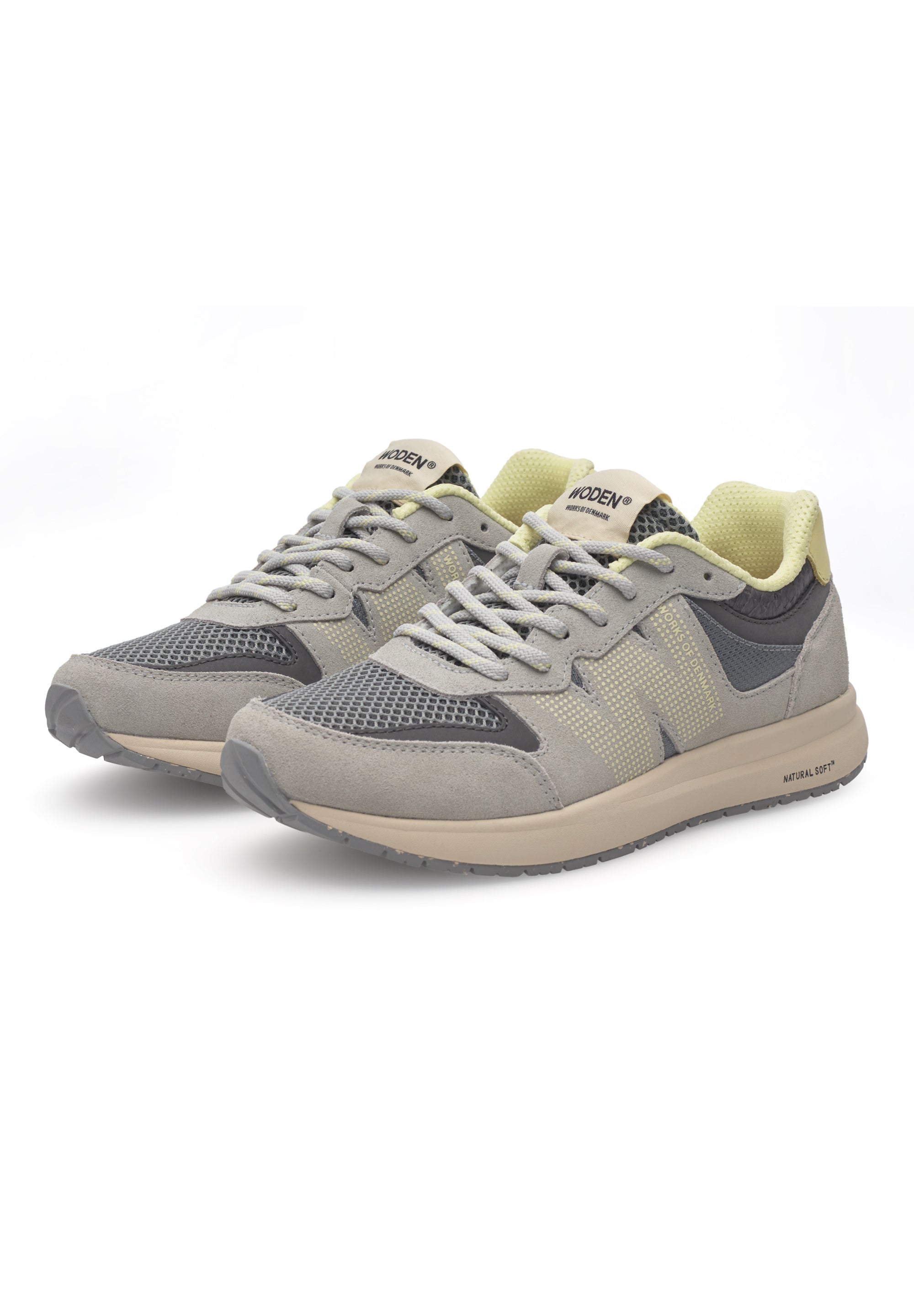 WODEN Rigmor Open Mesh Sneakers 049 Sea Fog Grey