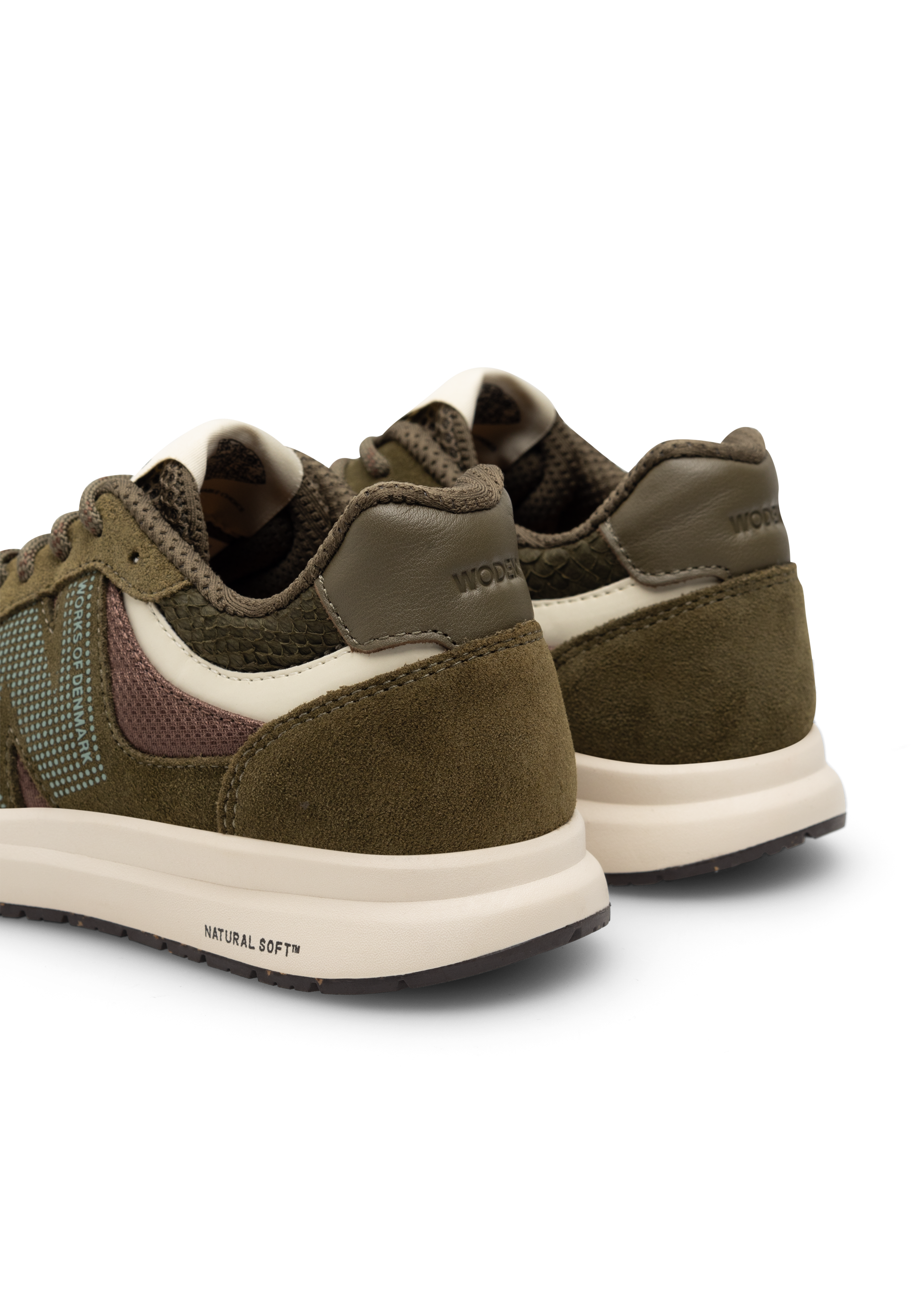 WODEN Rigmor Open Mesh Sneakers 254 Dark Olive Multi