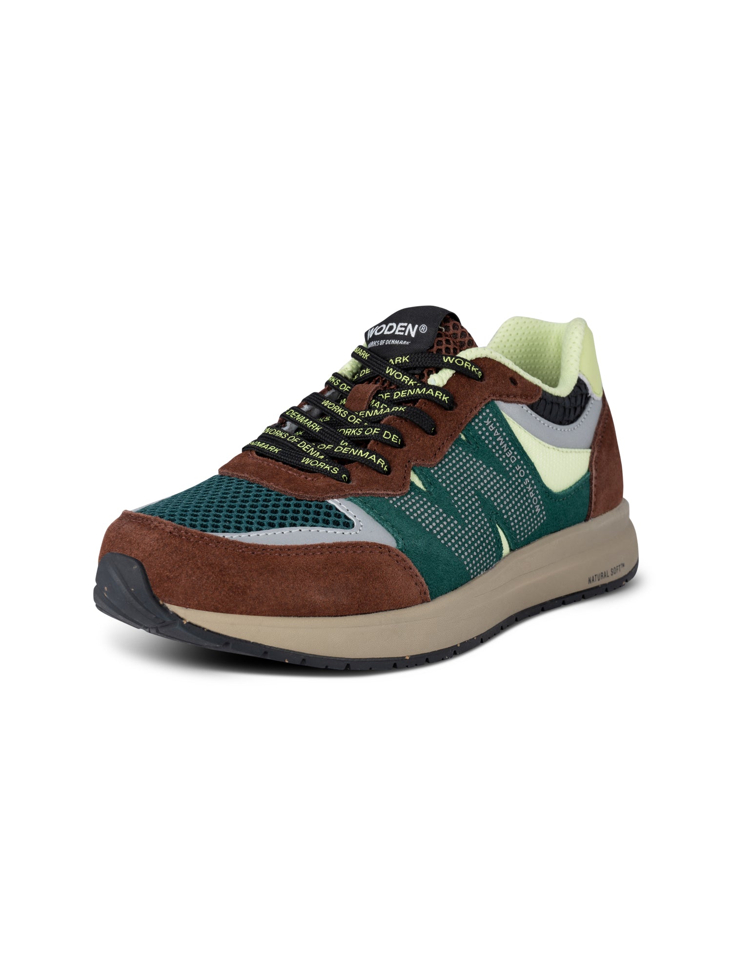 WODEN Rigmor Open Mesh Sneakers 313 Sepia/Deep Forest
