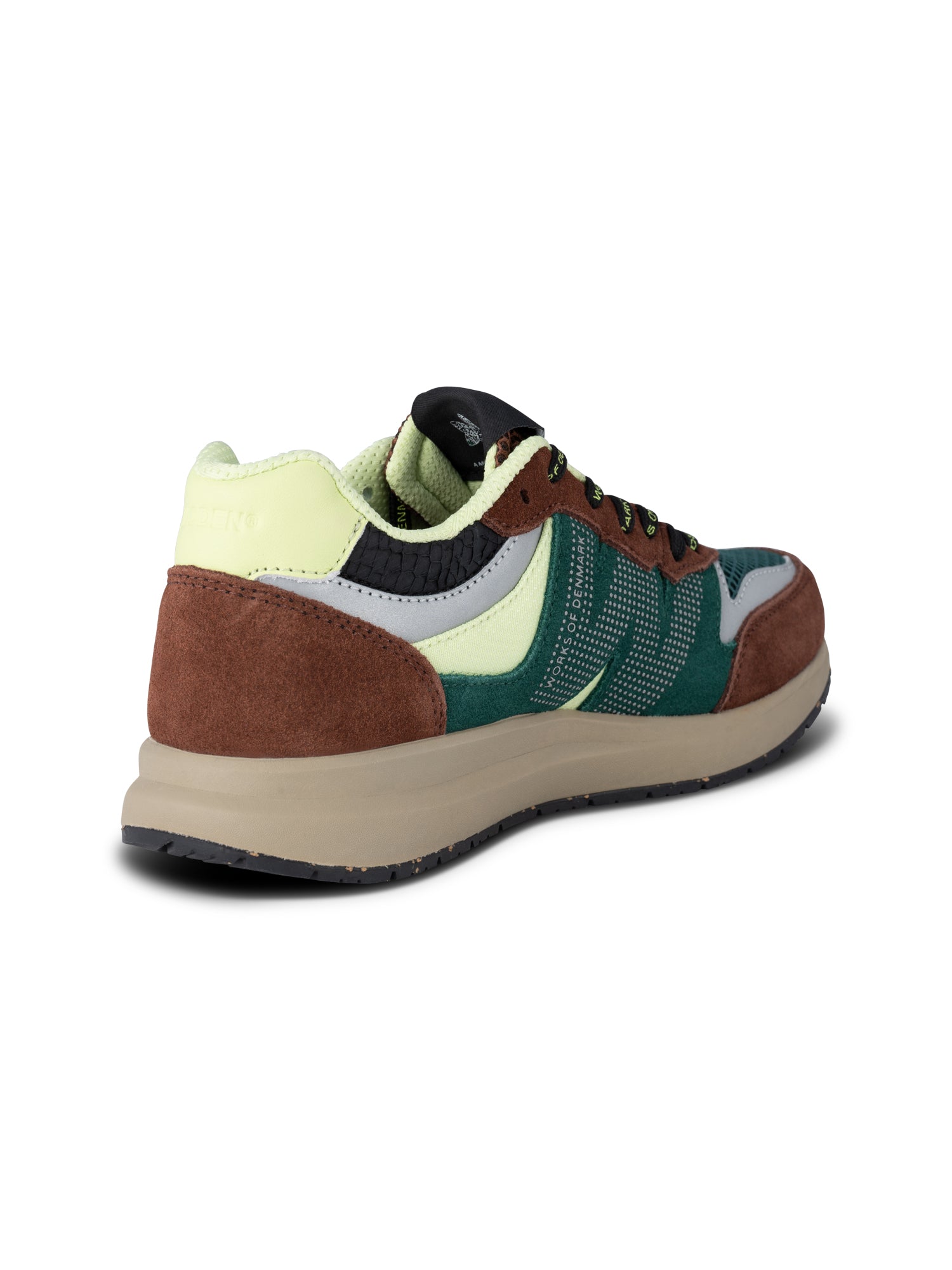WODEN Rigmor Open Mesh Sneakers 313 Sepia/Deep Forest