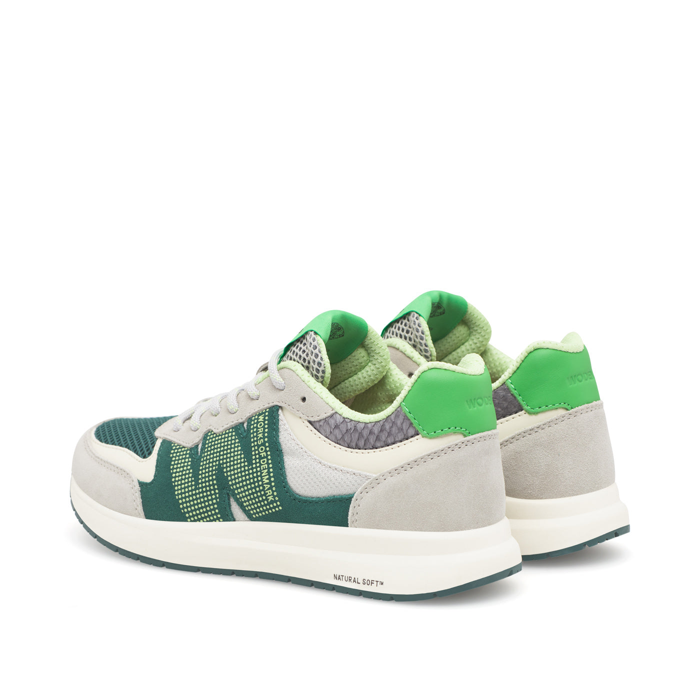 WODEN Rigmor Open Mesh Sneakers 376 Apple Green Multi
