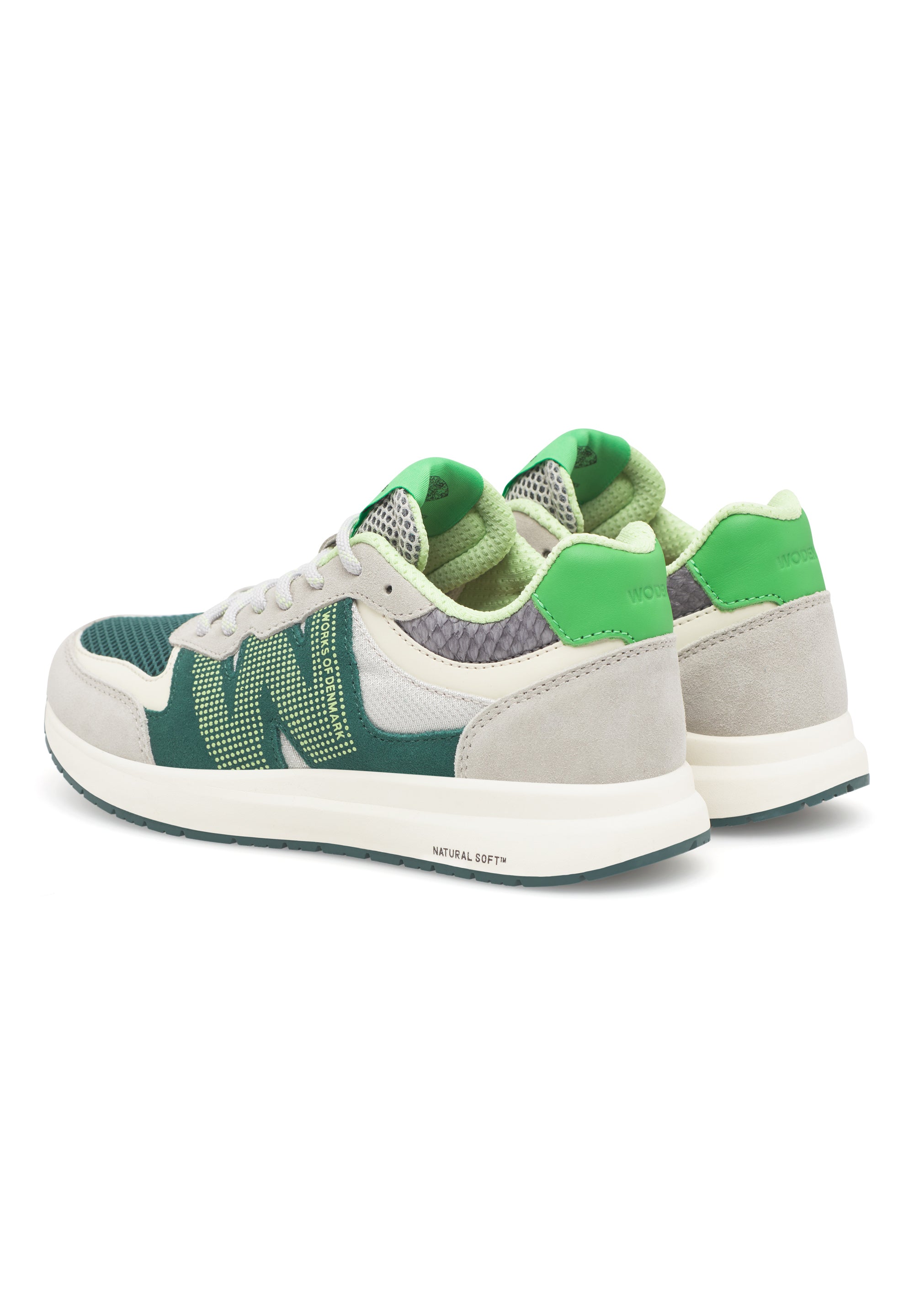 WODEN Rigmor Open Mesh Sneakers 376 Apple Green Multi
