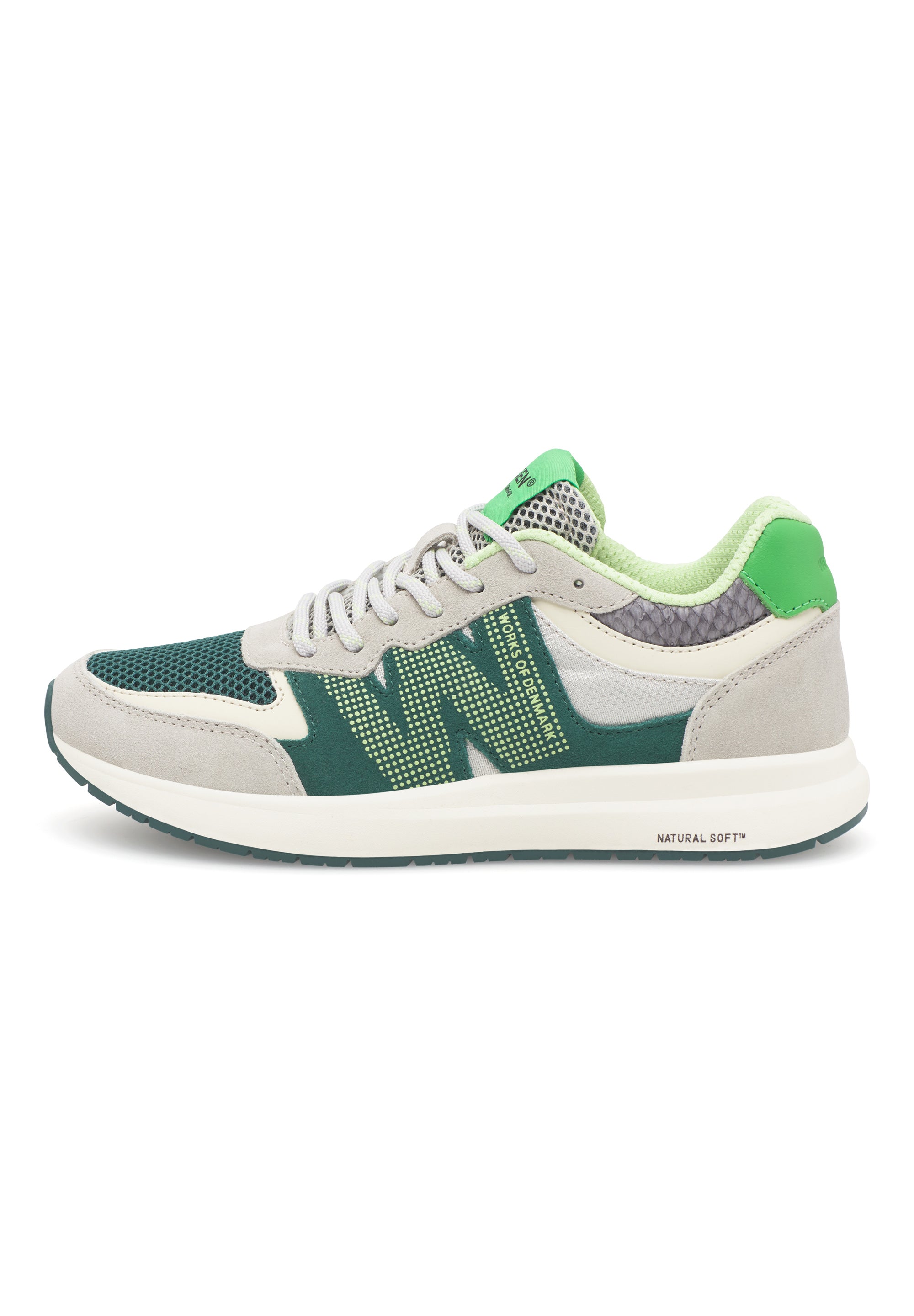 WODEN Rigmor Open Mesh Sneakers 376 Apple Green Multi