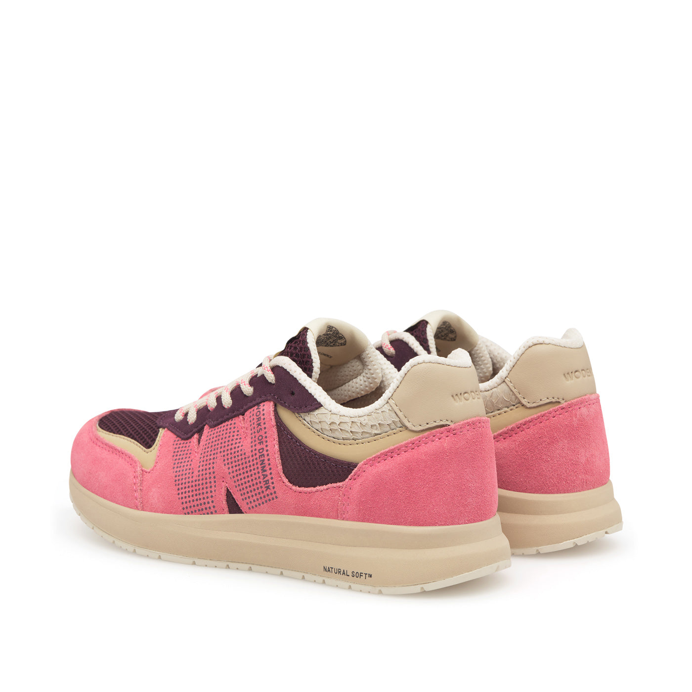 WODEN Rigmor Open Mesh Sneakers 389 Raspberry