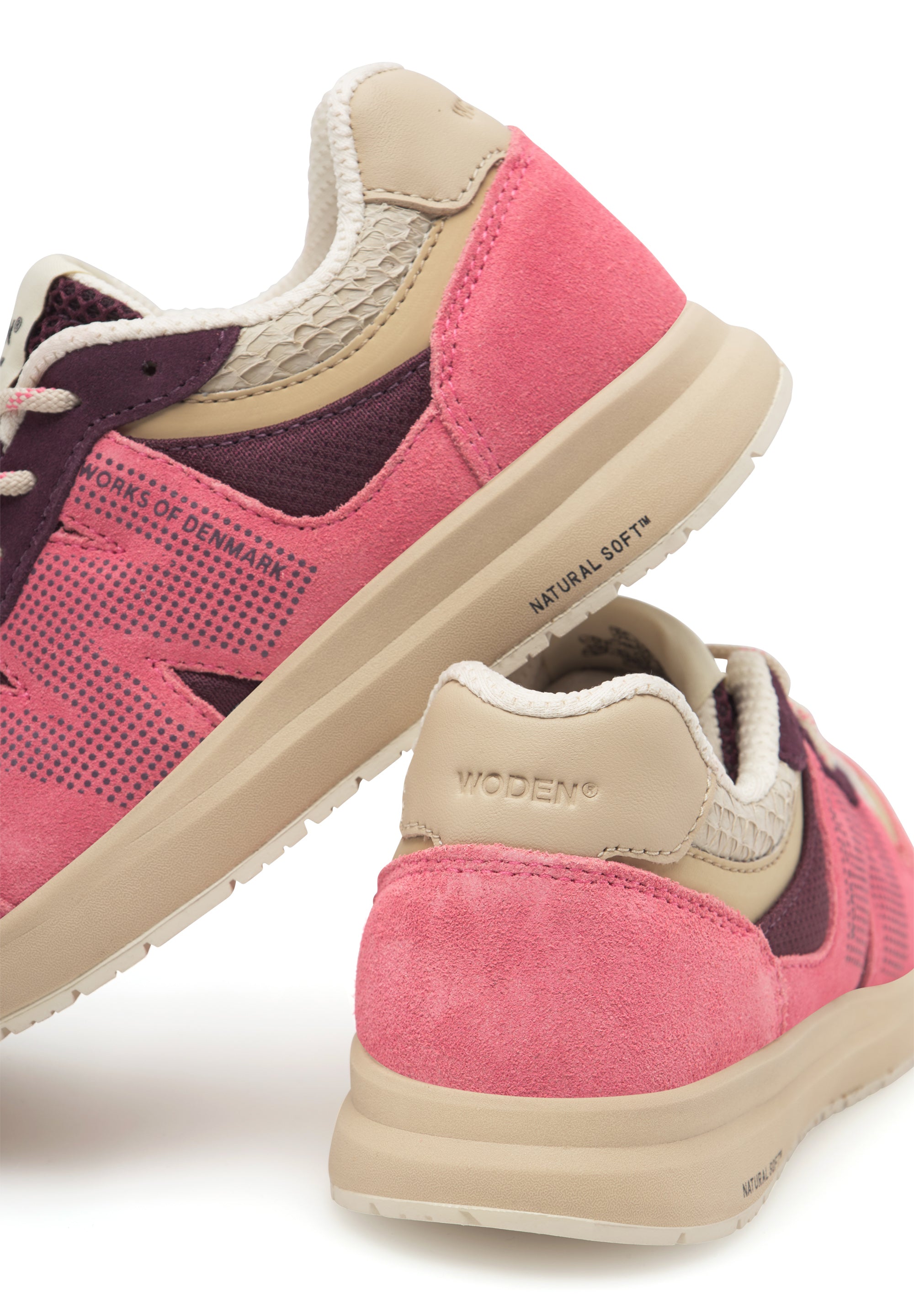 WODEN Rigmor Open Mesh Sneakers 389 Raspberry