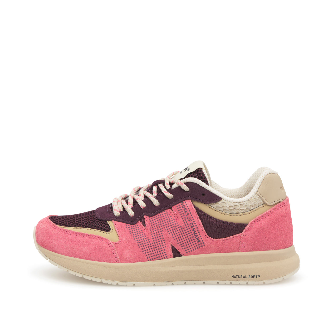 WODEN Rigmor Open Mesh Sneakers 389 Raspberry