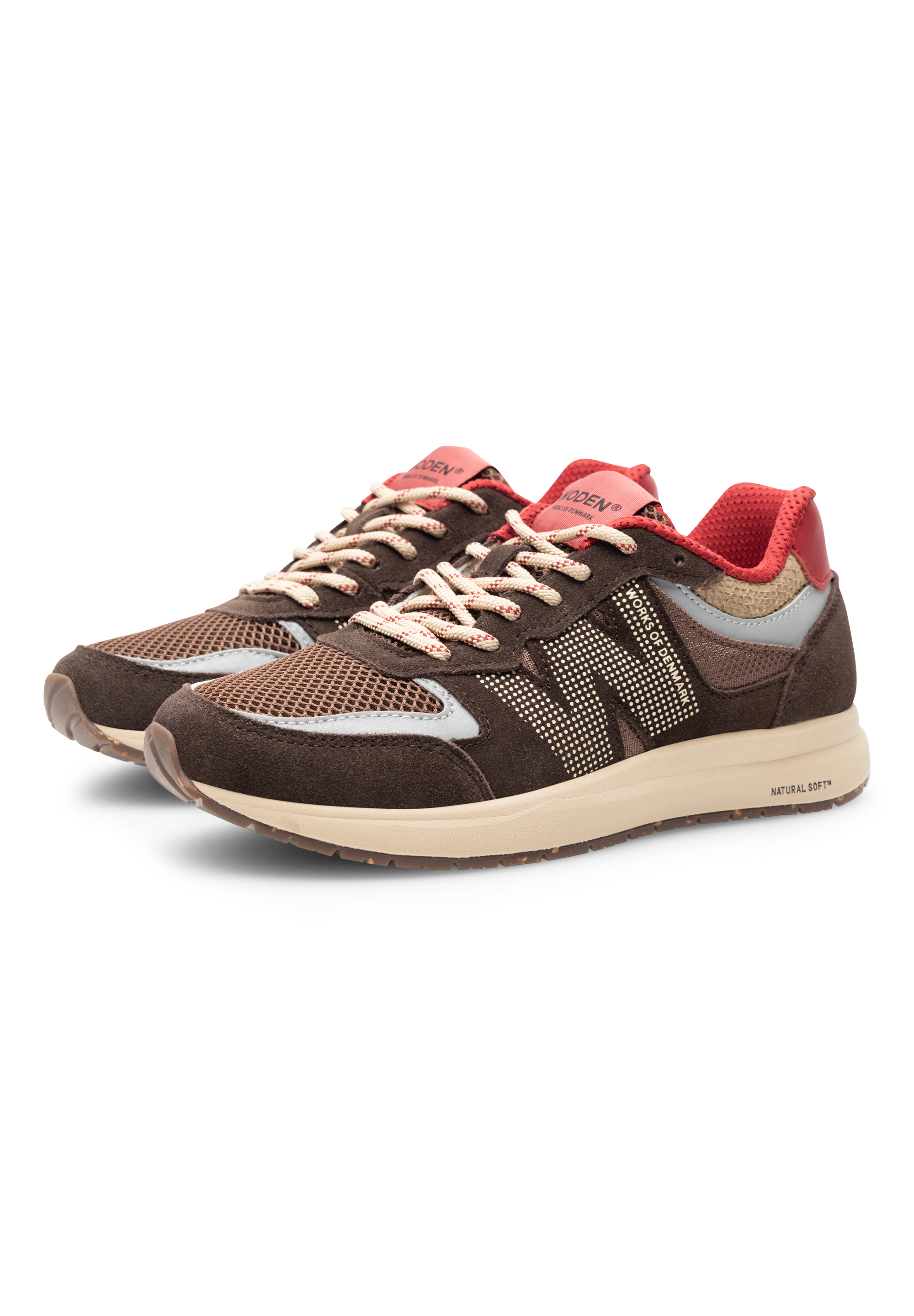 WODEN Rigmor Open Mesh Sneakers 541 Cacao Multi