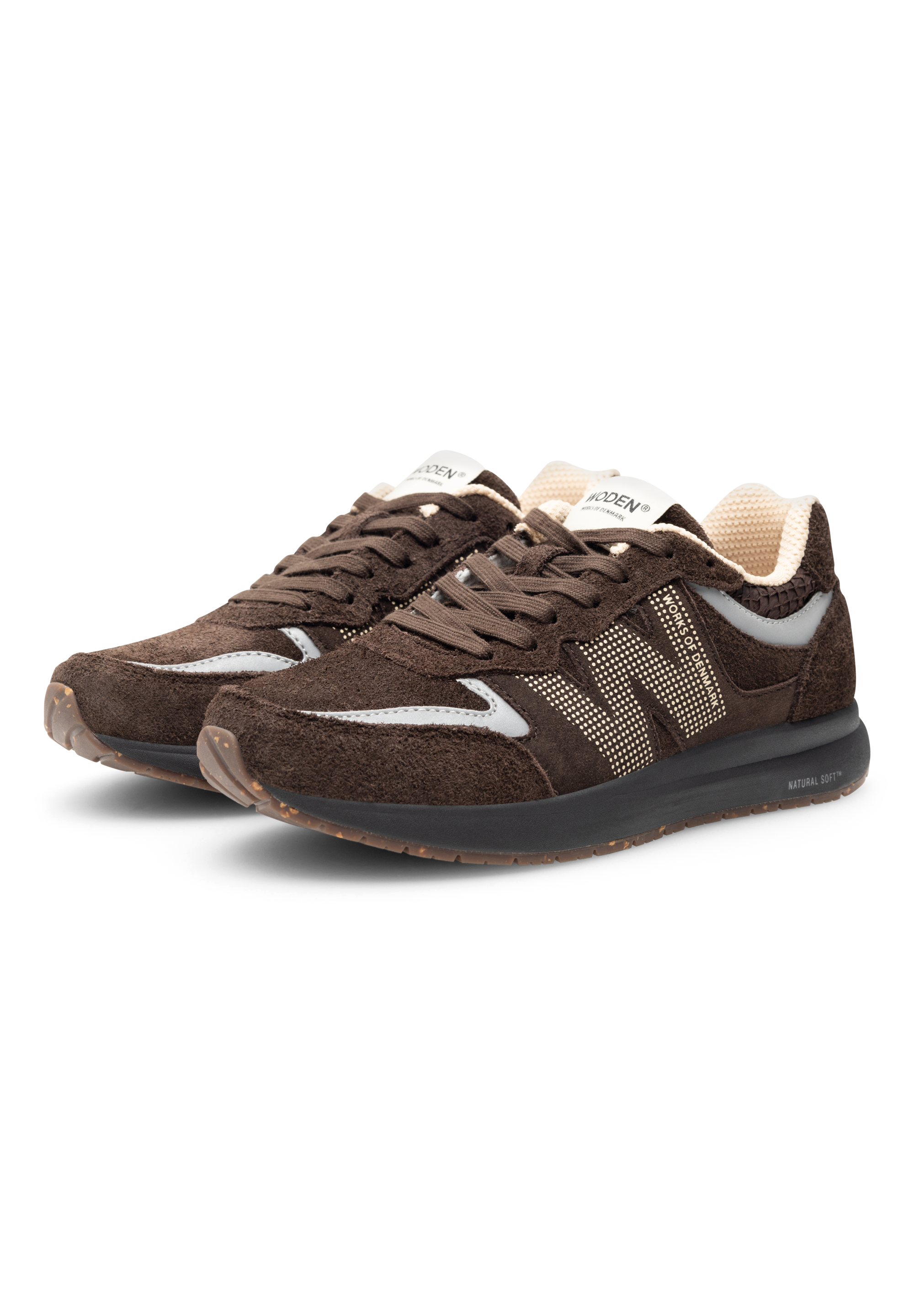 WODEN Rigmor Suede Sneakers 063 Chocolate