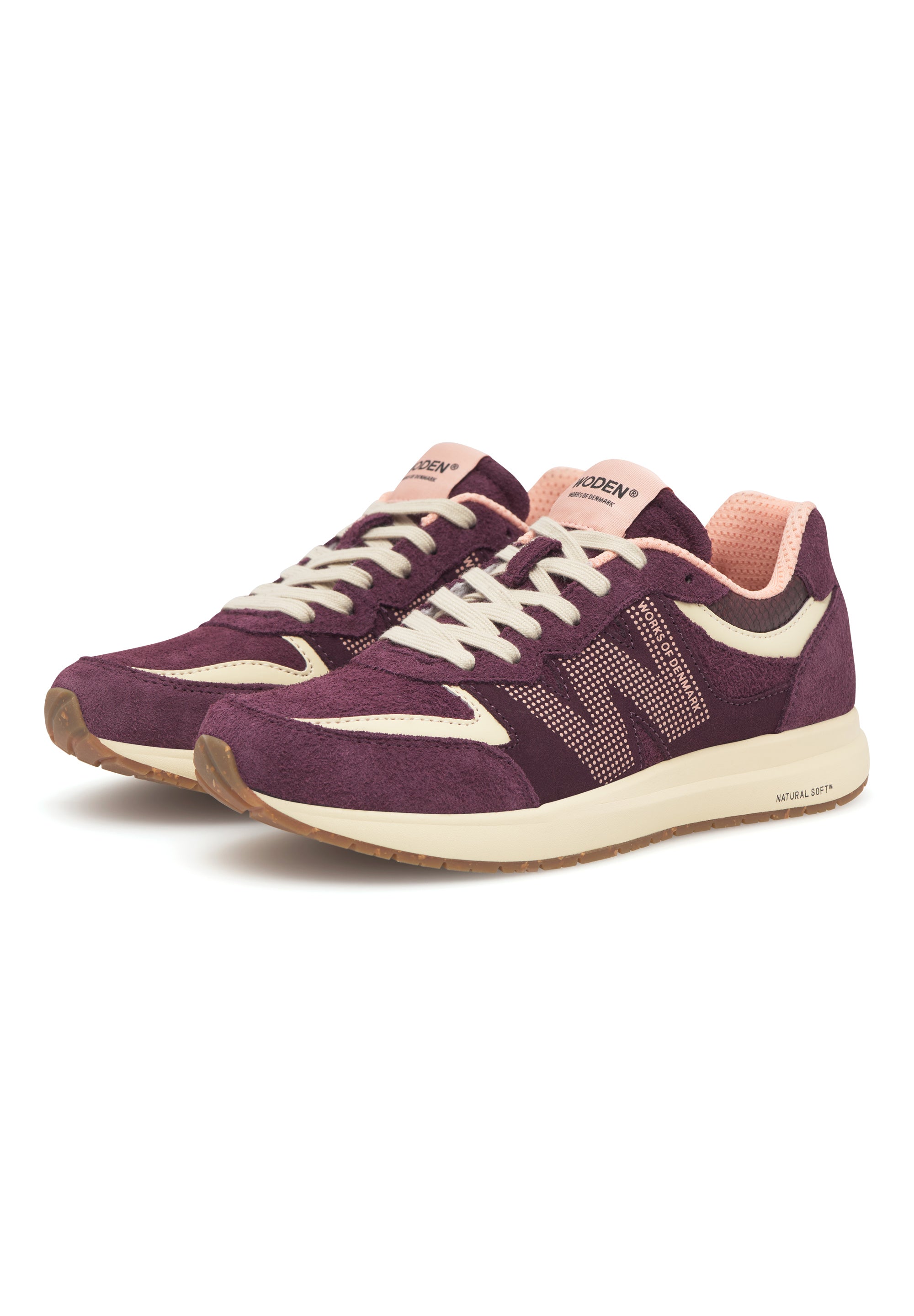 WODEN Rigmor Suede Sneakers 248 Cherry