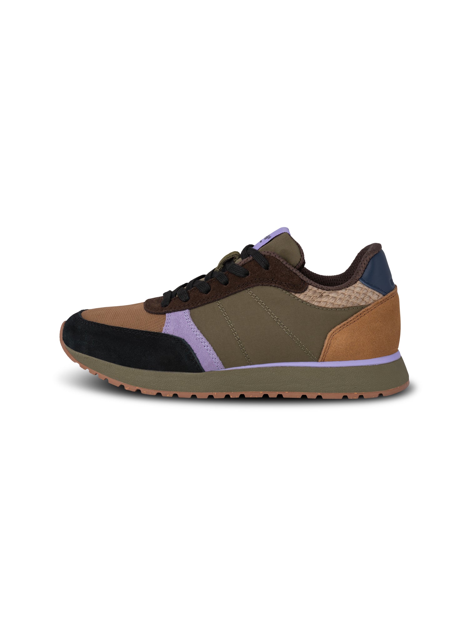 WODEN Ronja Sneakers 214 Dark Olive/Orchid
