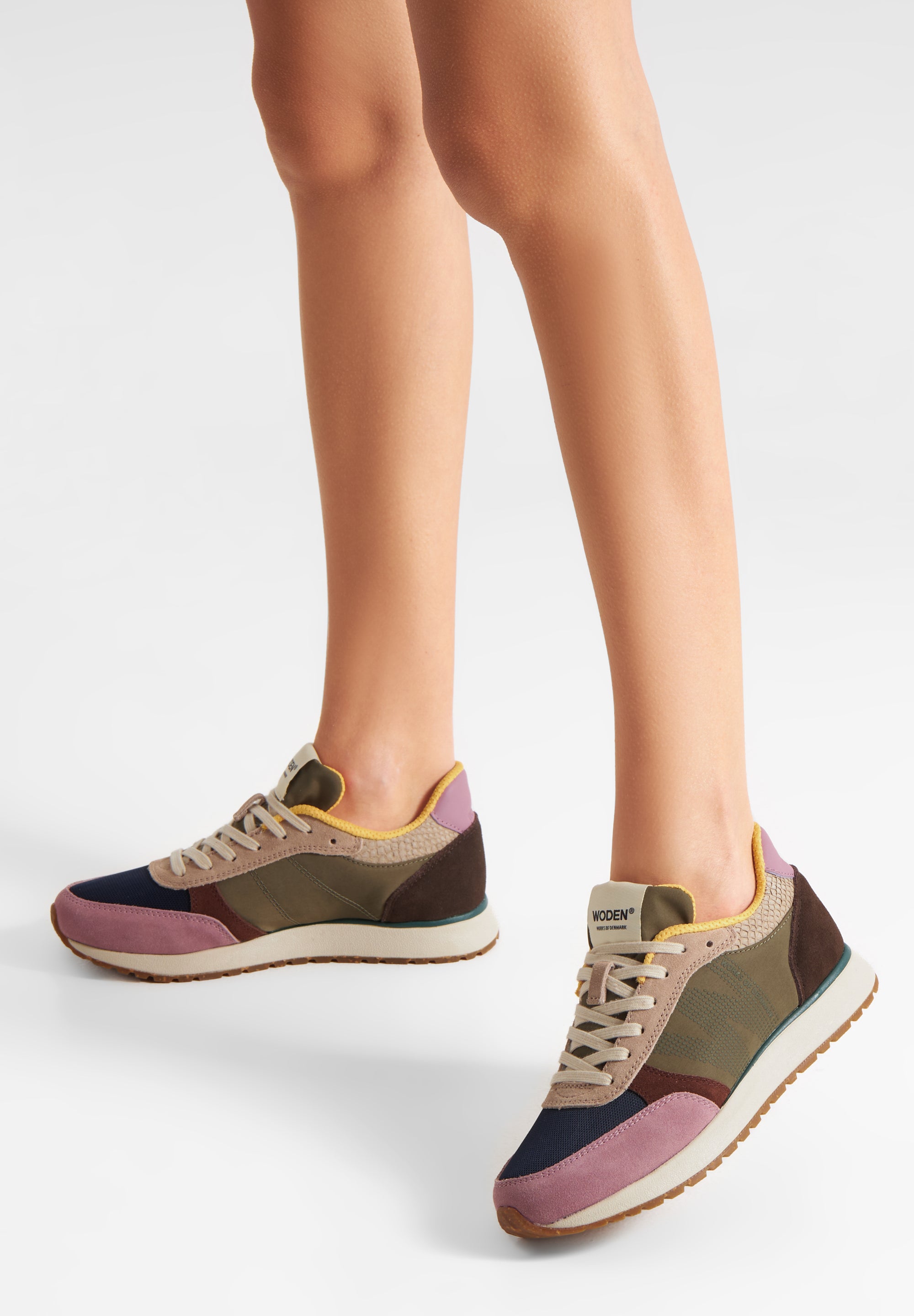 WODEN Ronja Sneakers 255 Dark Algae Multi