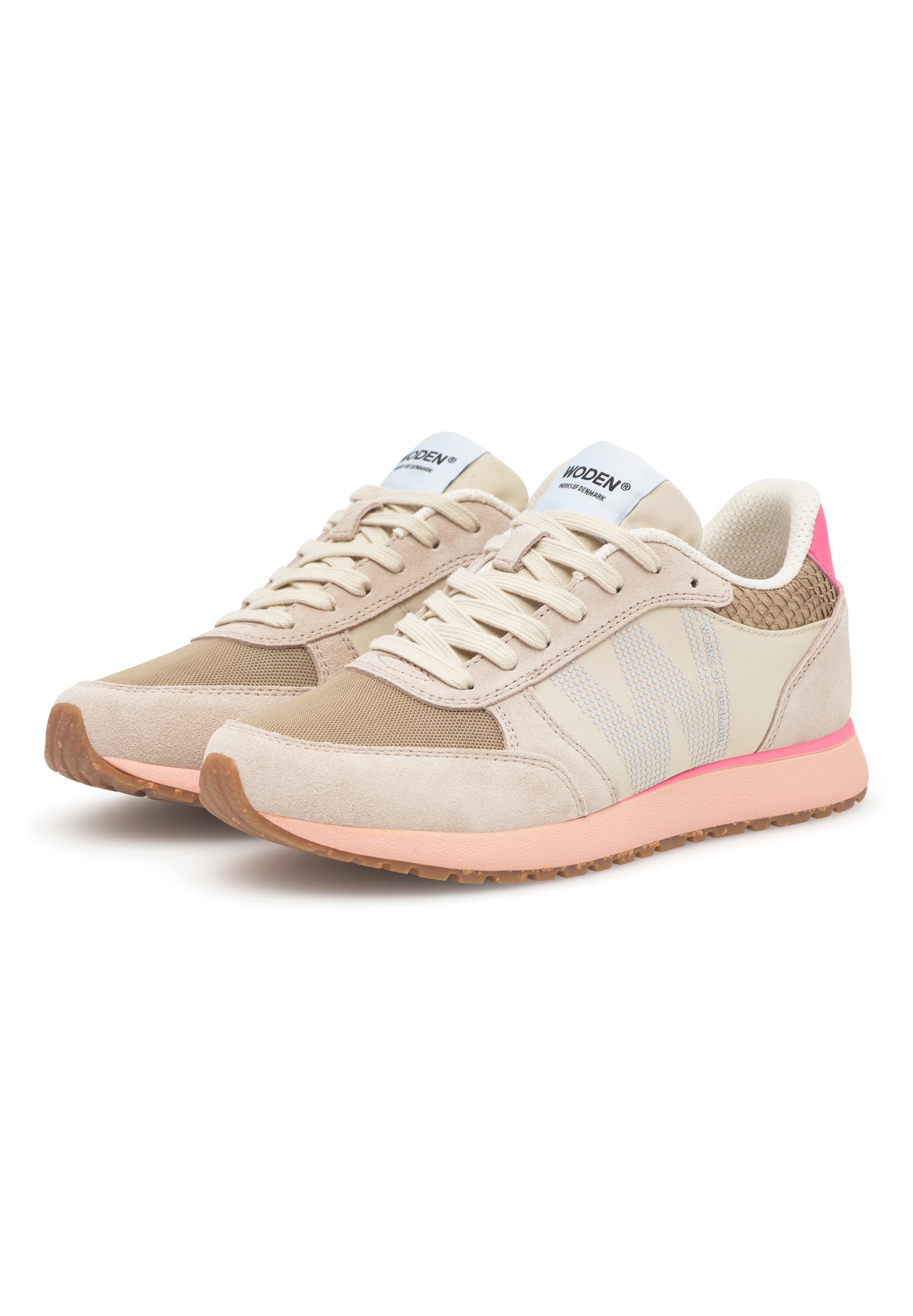 WODEN Ronja Sneakers 382 Ivory/Blush