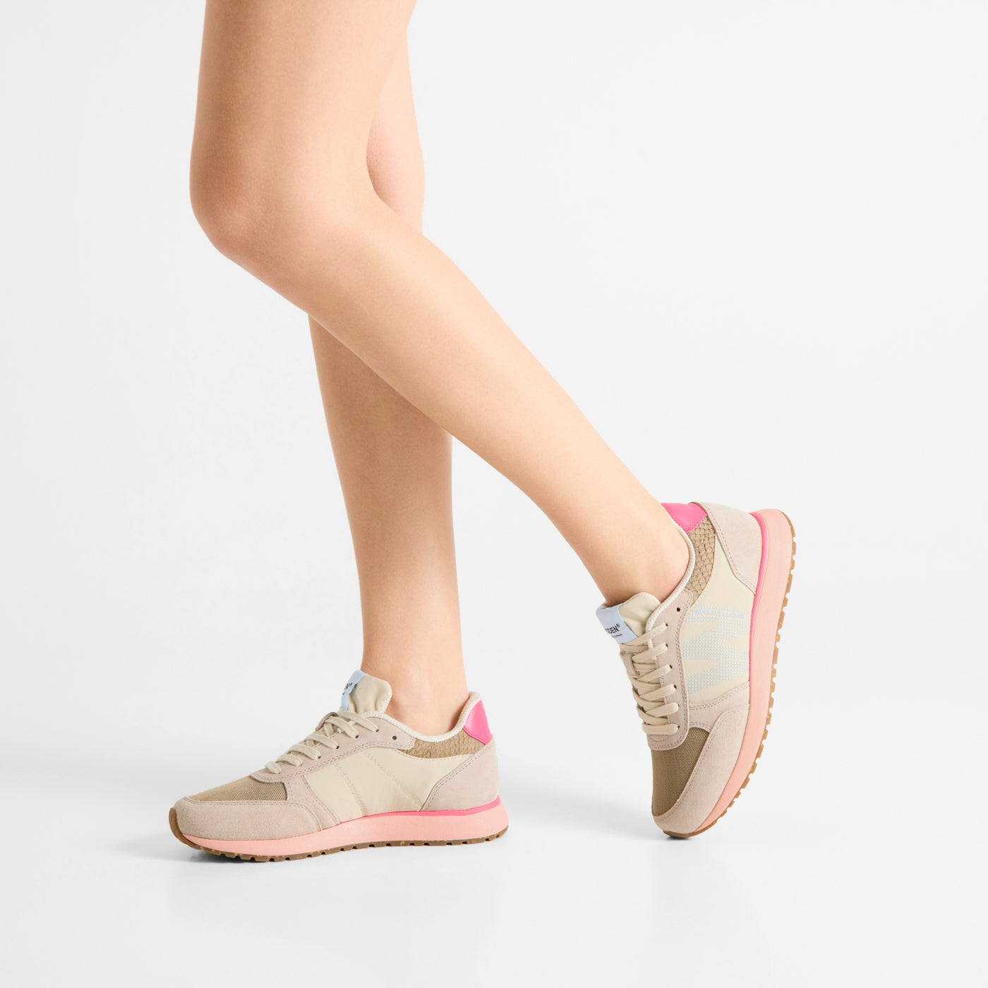 WODEN Ronja Sneakers 382 Ivory/Blush