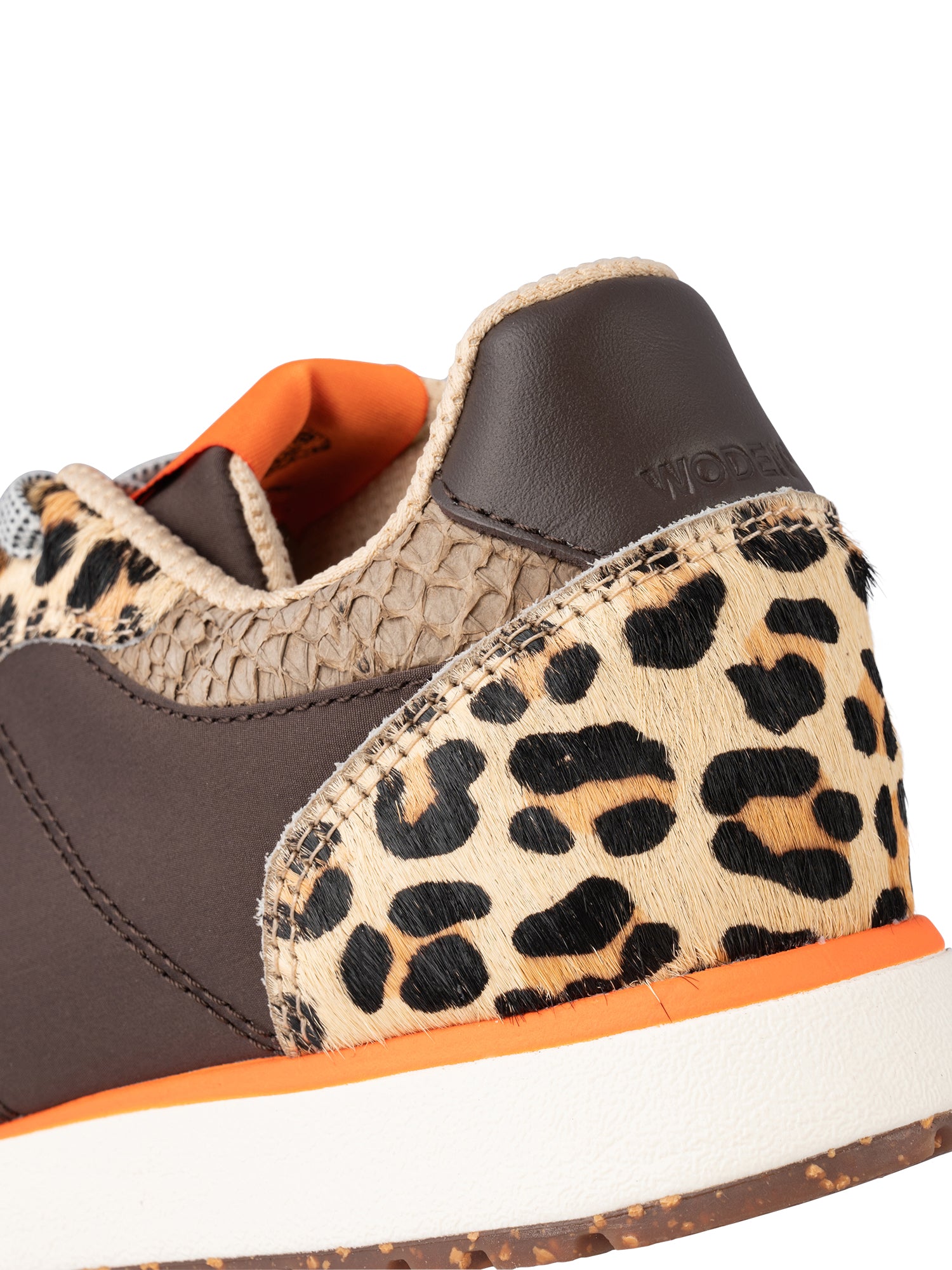 WODEN Ronja Cowhair Sneakers 207 Leopard/Tiger
