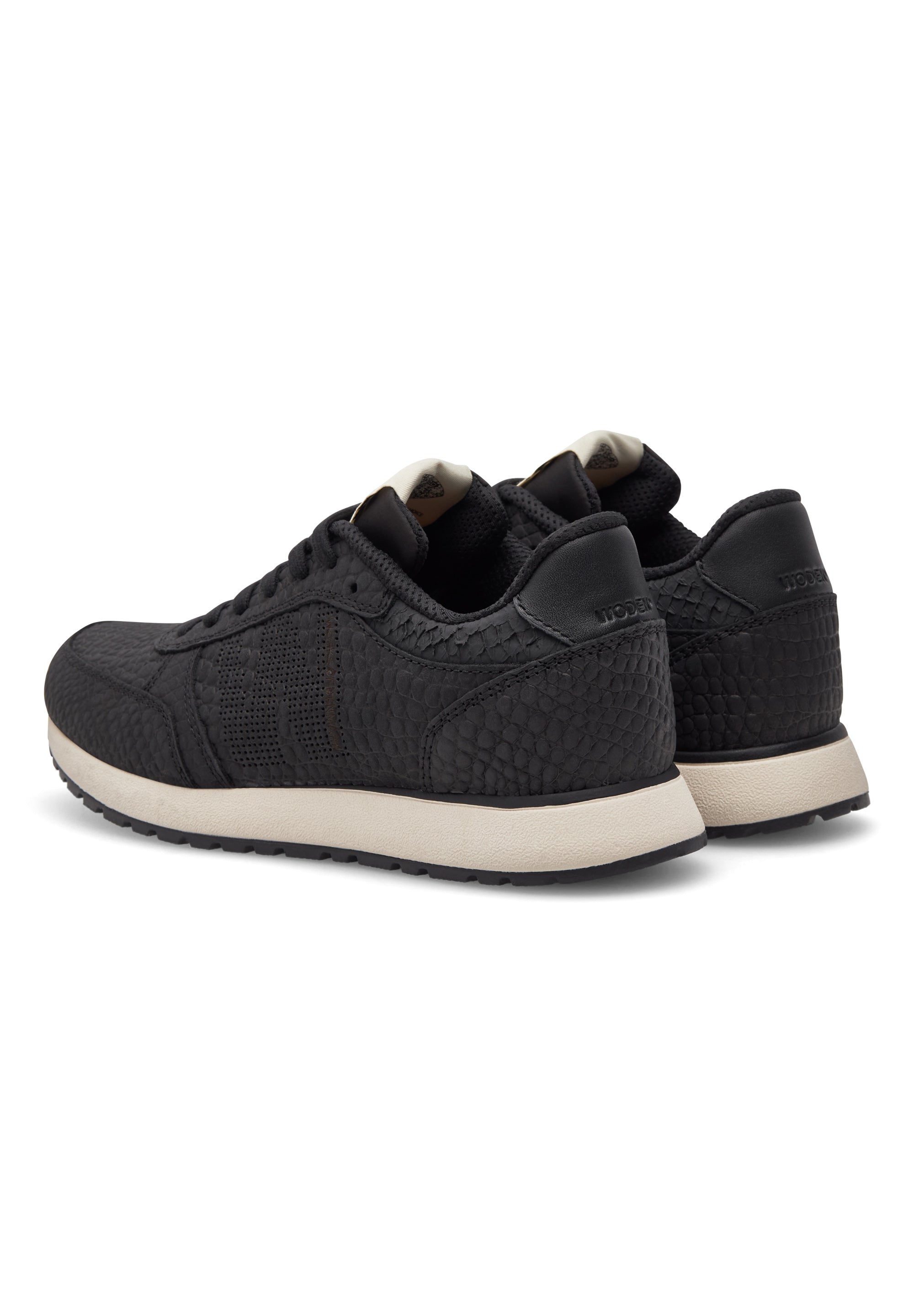 WODEN Ronja Croco Sneakers 020 Black