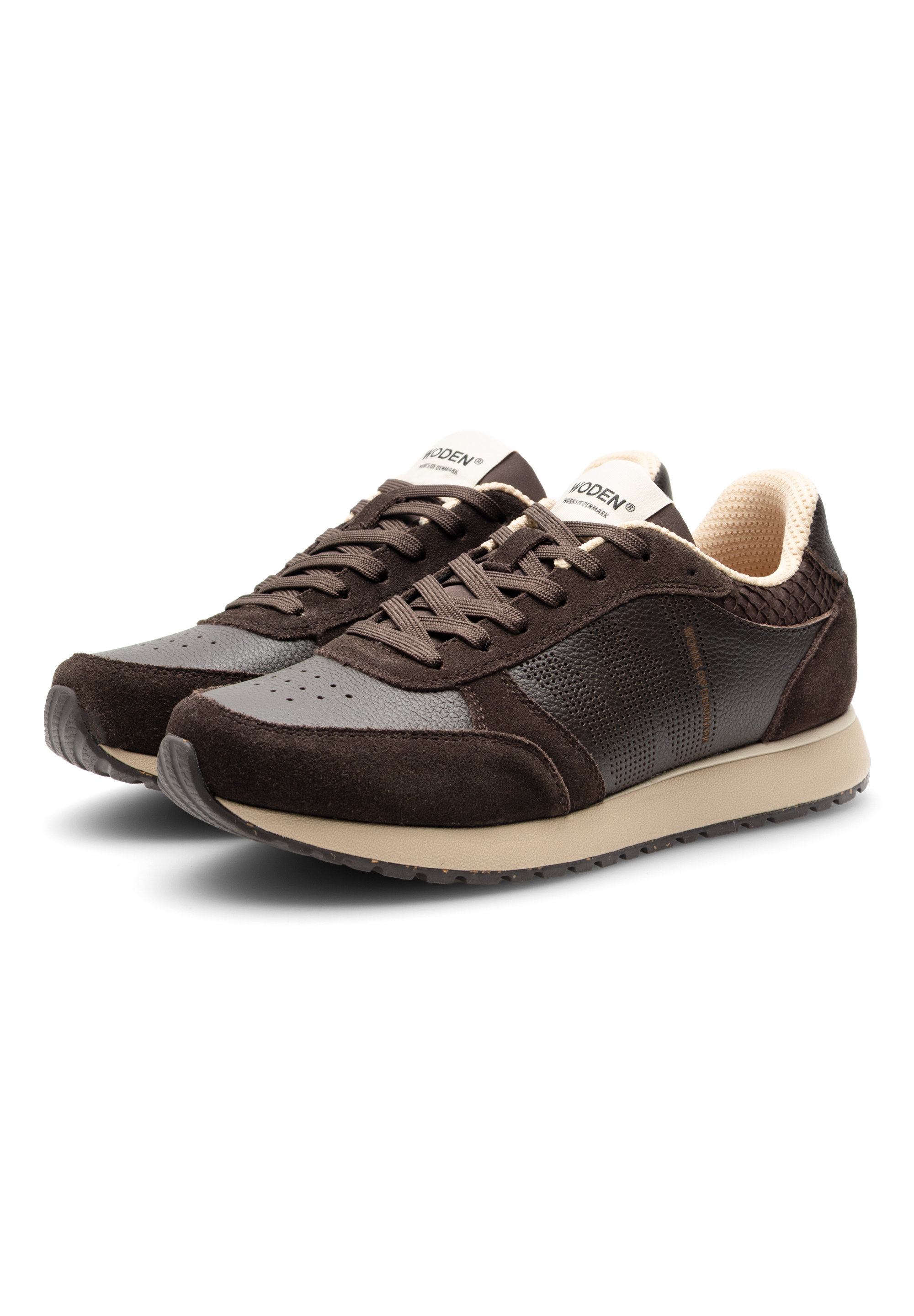 WODEN Ronja Mix Sneakers 063 Chocolate