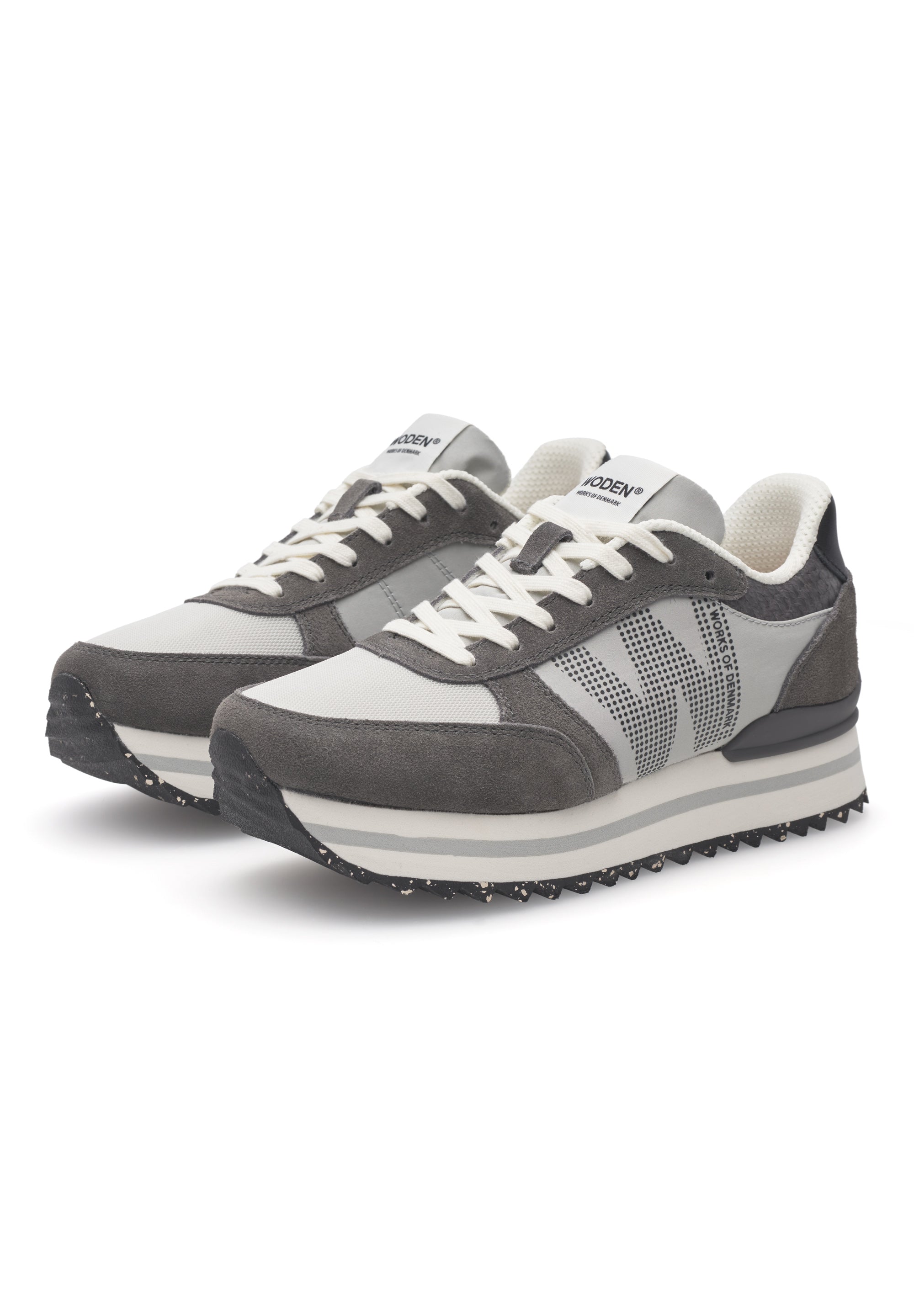 WODEN Ronja Plateau Plateau 268 Dark Grey Multi