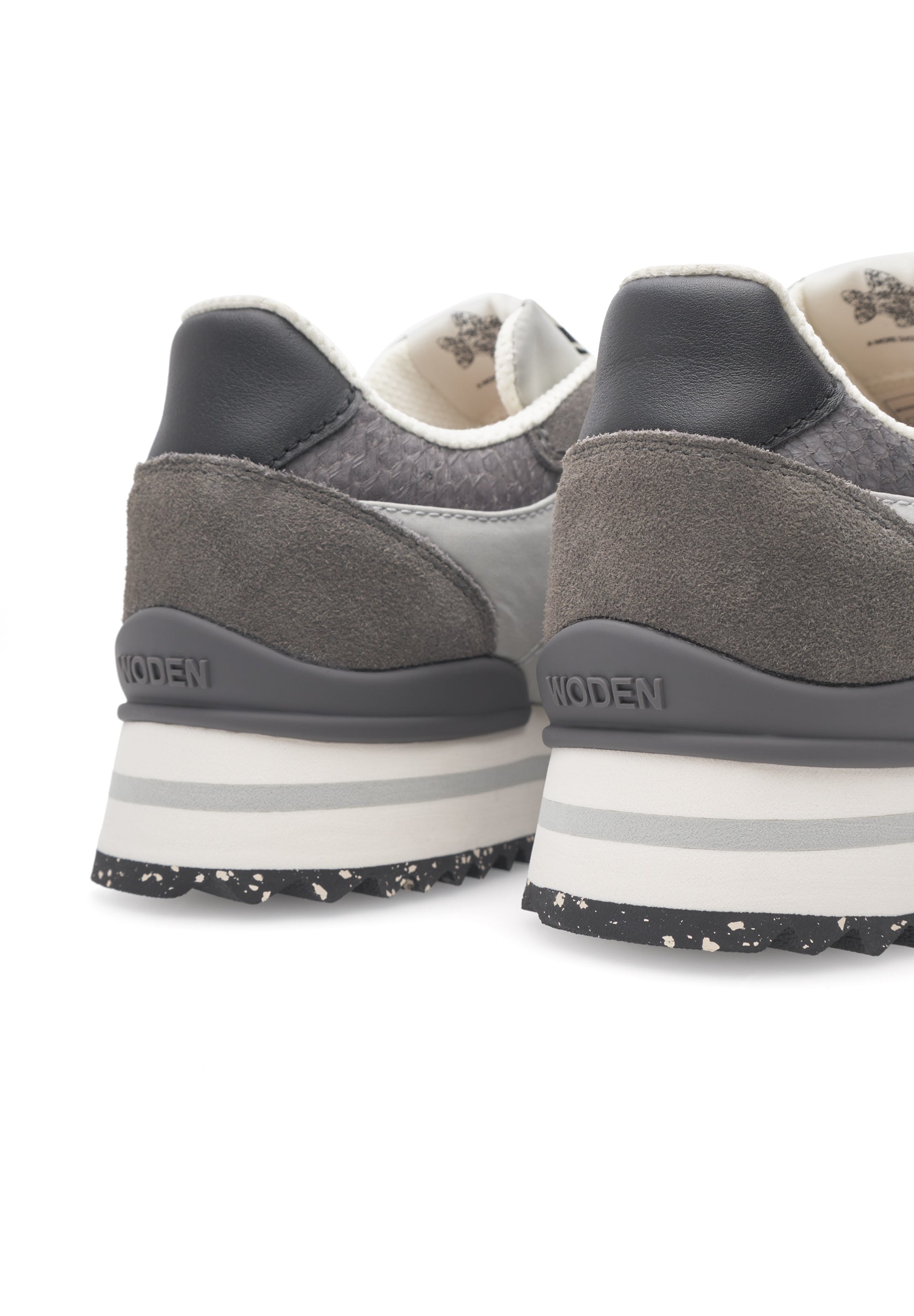 WODEN Ronja Plateau Plateau 268 Dark Grey Multi