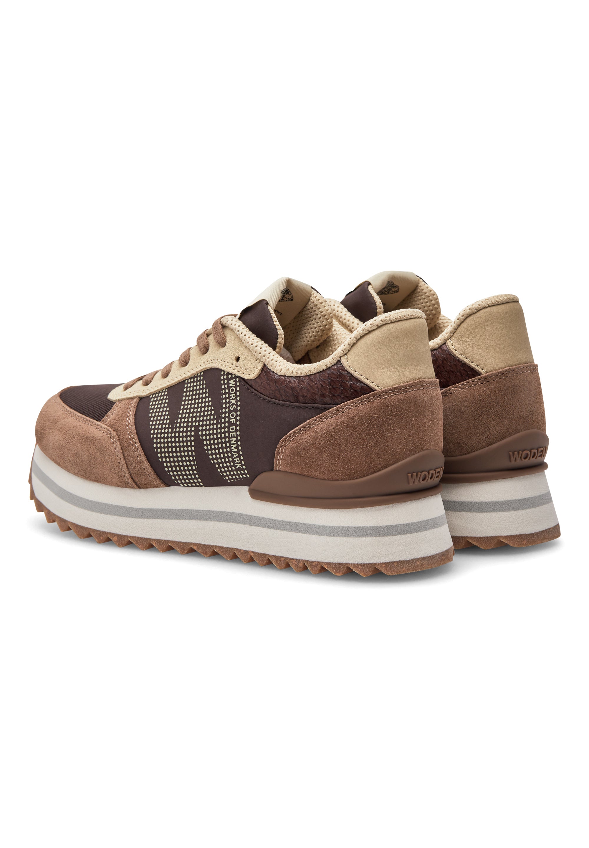 WODEN Ronja Plateau Plateau 550 Chocolate Multi