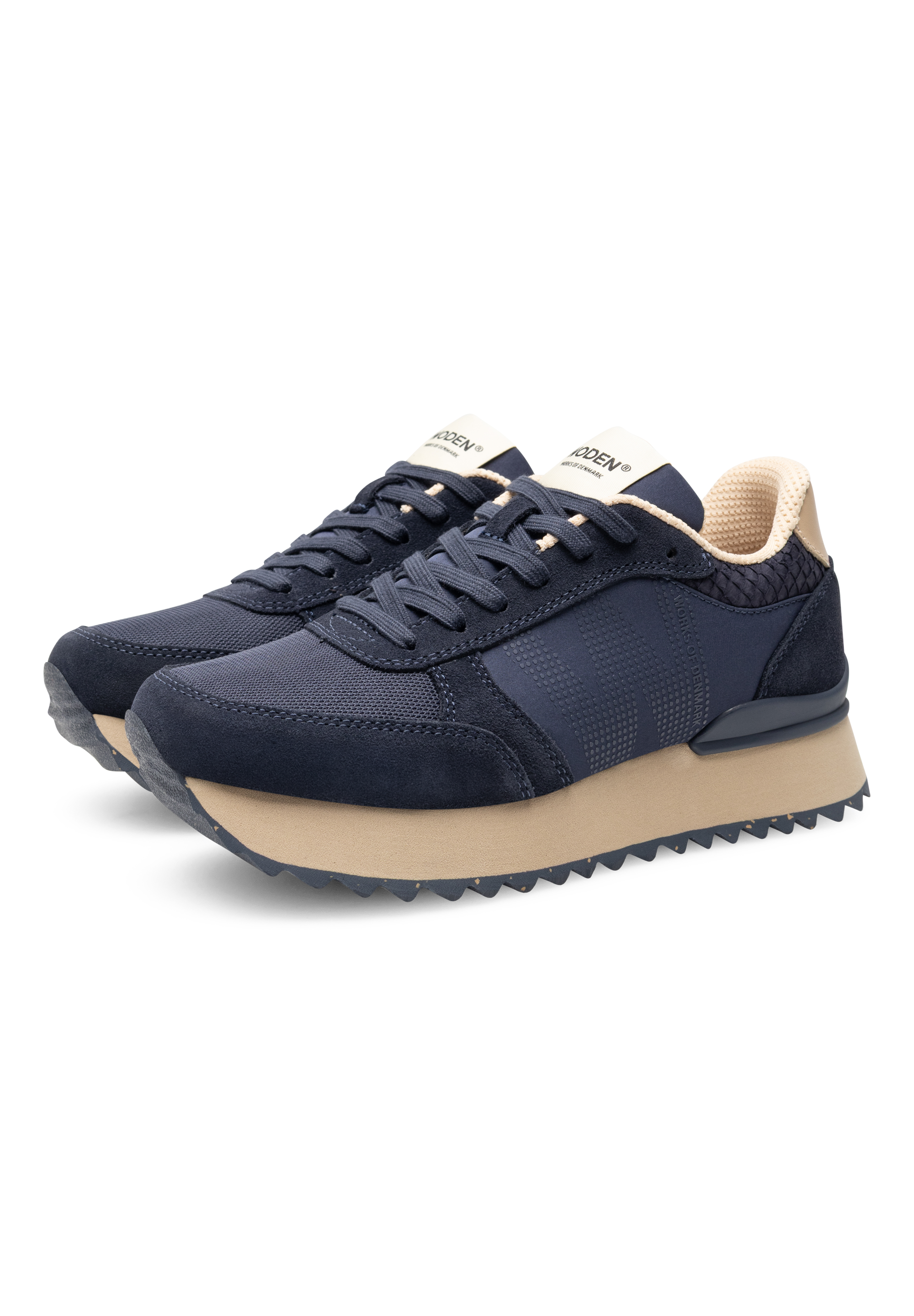 WODEN Ronja Plateau Plateau 950 Dark Navy Multi