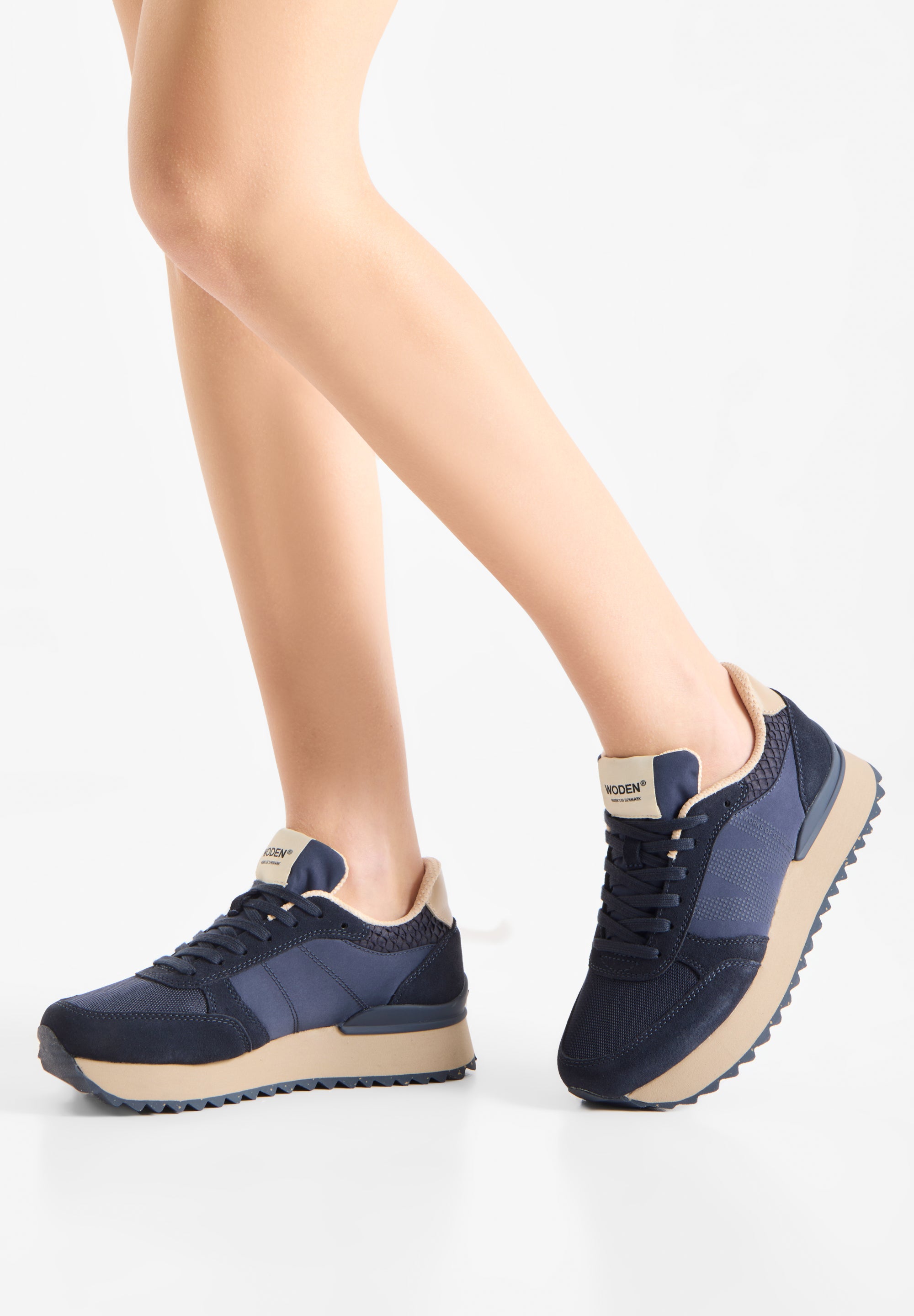 WODEN Ronja Plateau Plateau 950 Dark Navy Multi