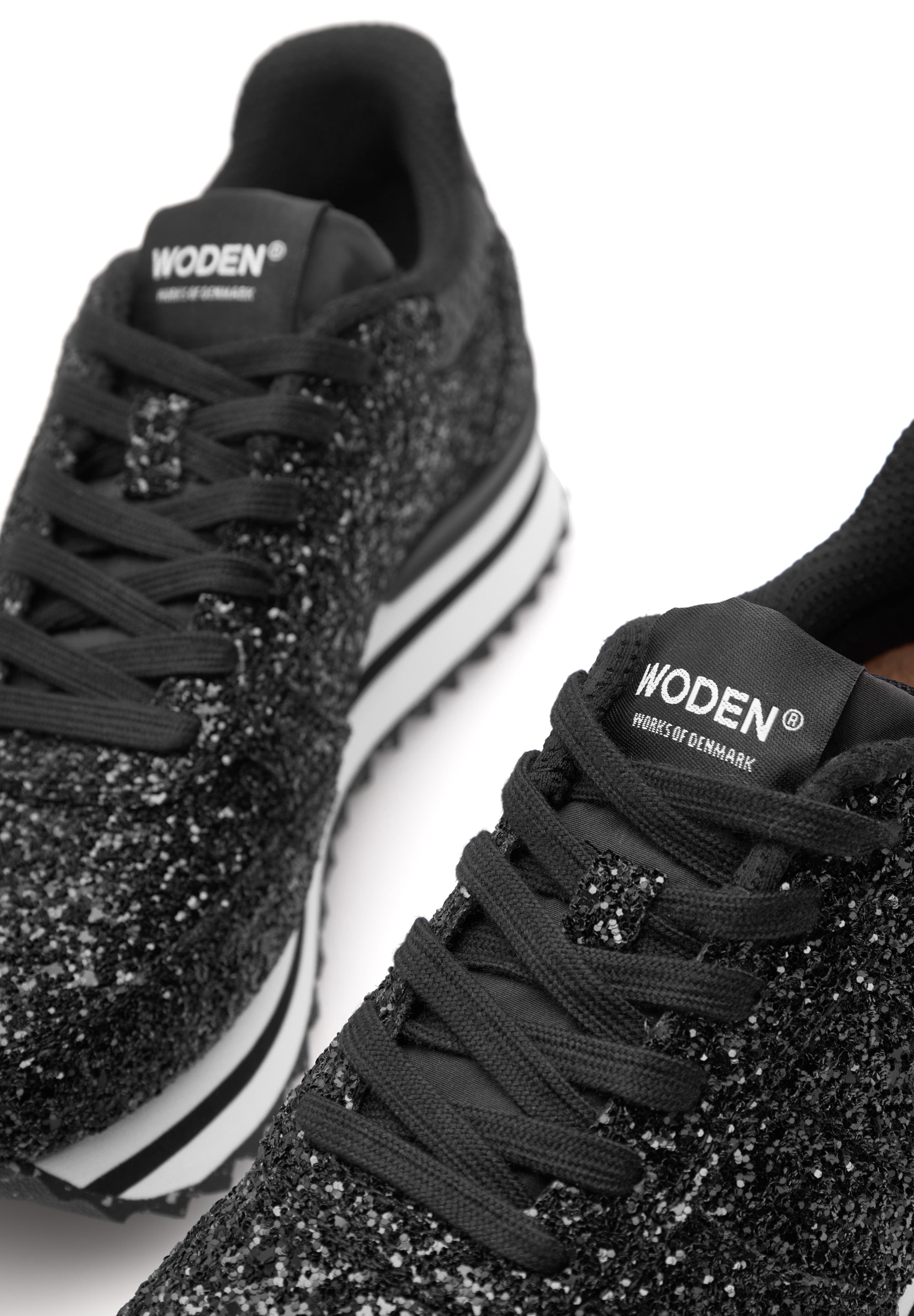 WODEN Ronja Plateau Glitter Plateau 020 Black