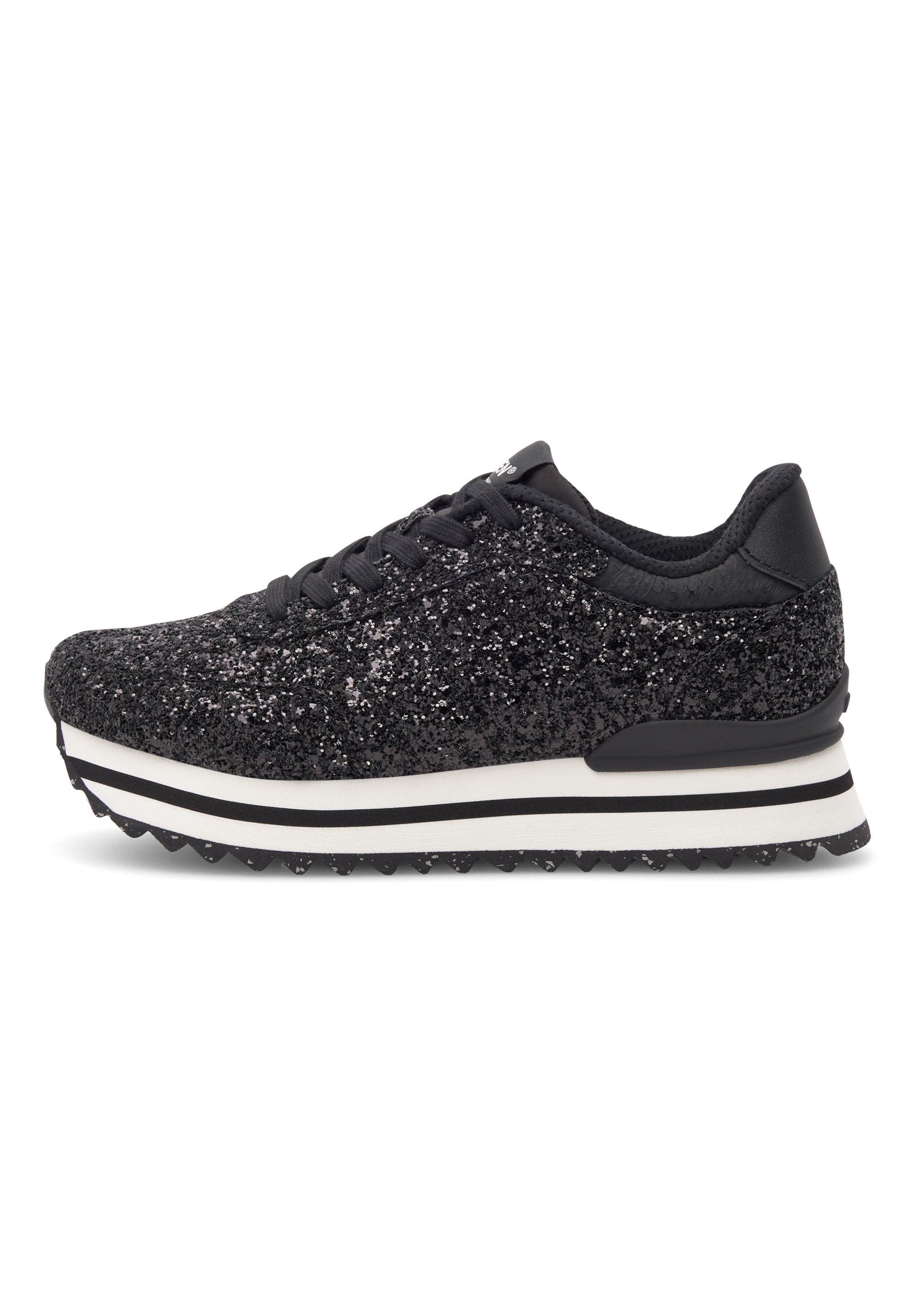 WODEN Ronja Plateau Glitter Plateau 020 Black