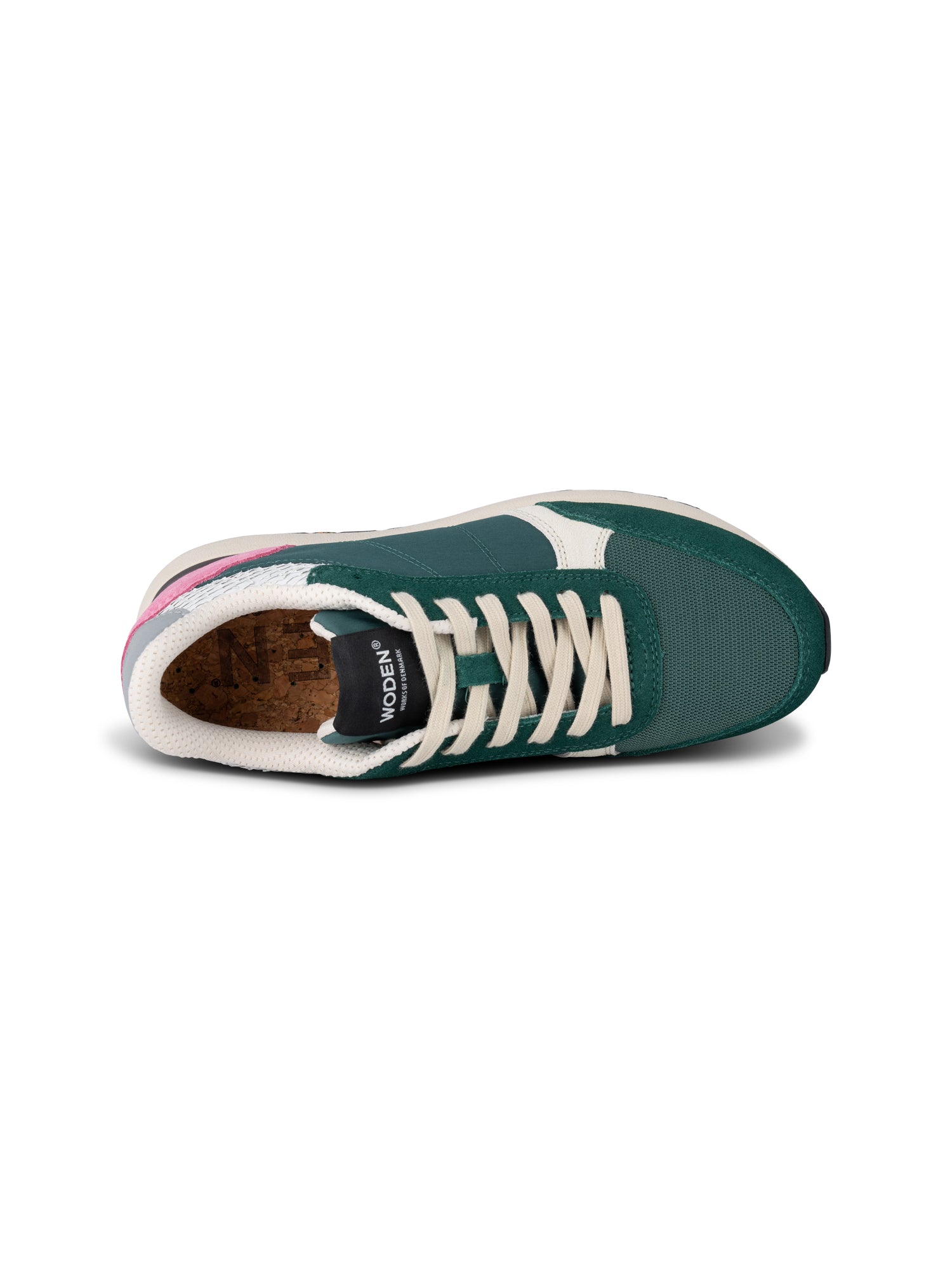 WODEN Ronja Reflective Sneakers 139 Deep Forest