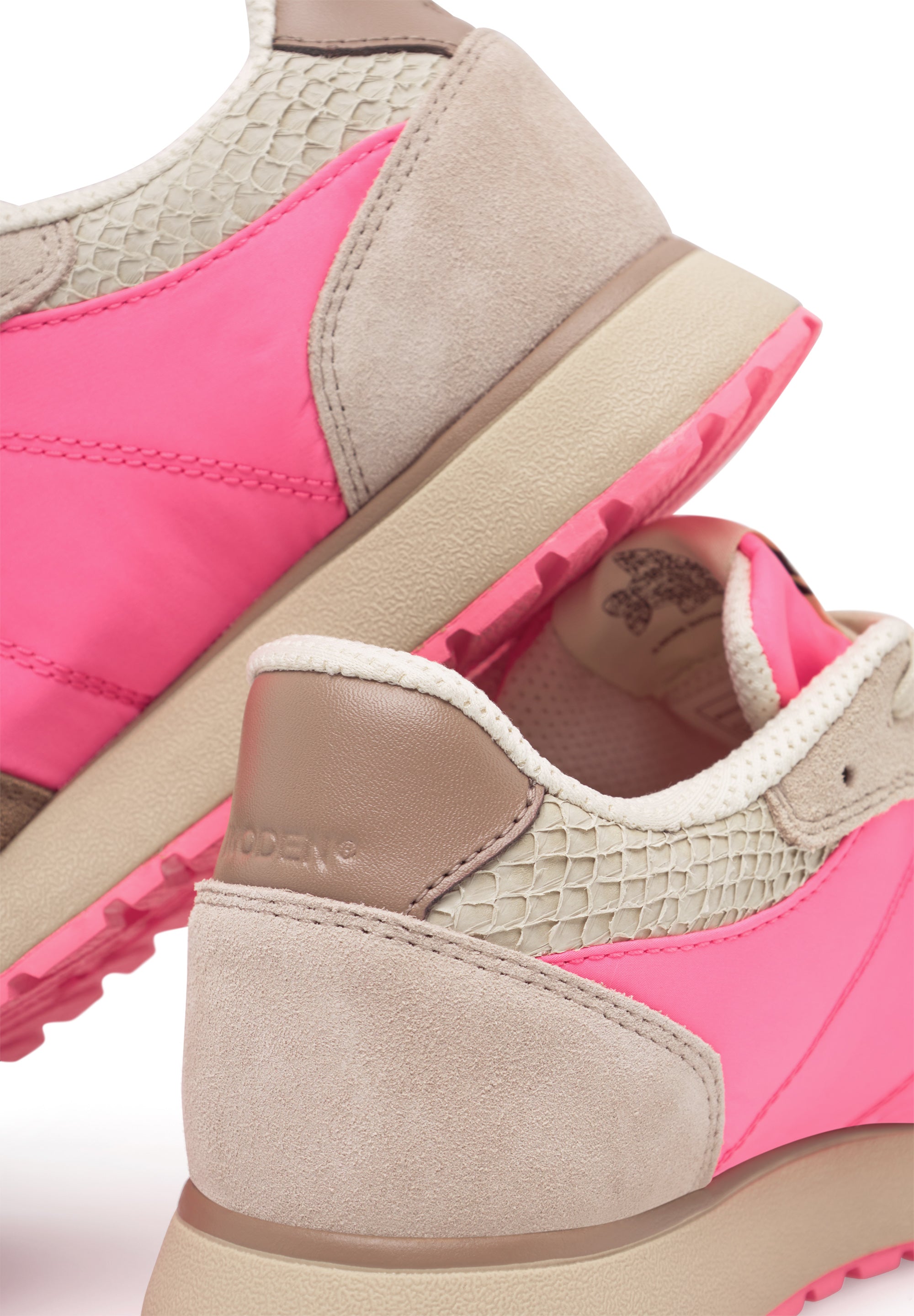 WODEN Ronja Tricolor Sneakers 377 Raspberry Multi