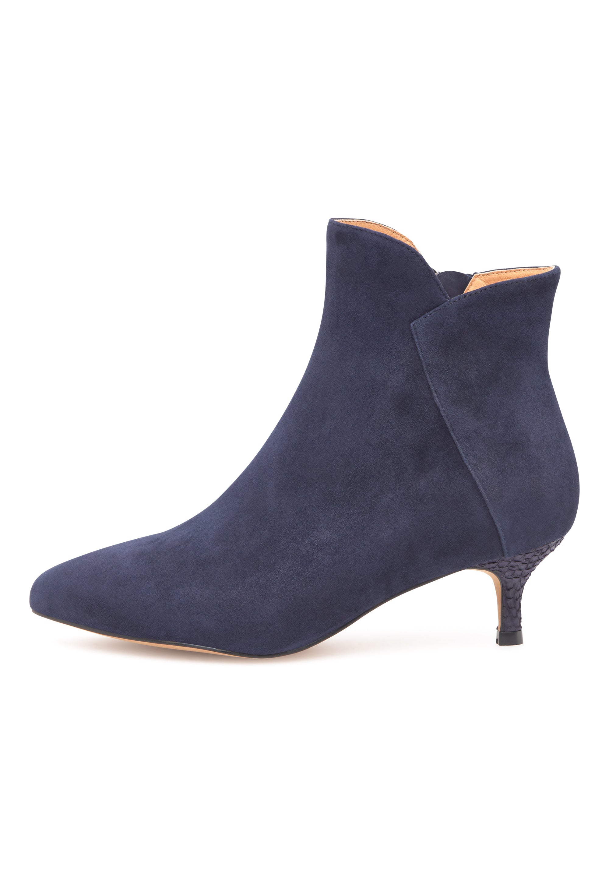 WODEN Saga Zip S Heels 009 Dark Navy
