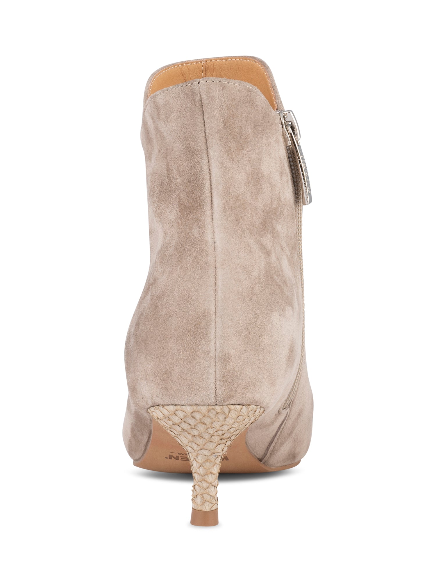 WODEN STB WOMENS Saga Zip S Heels 065 Taupe