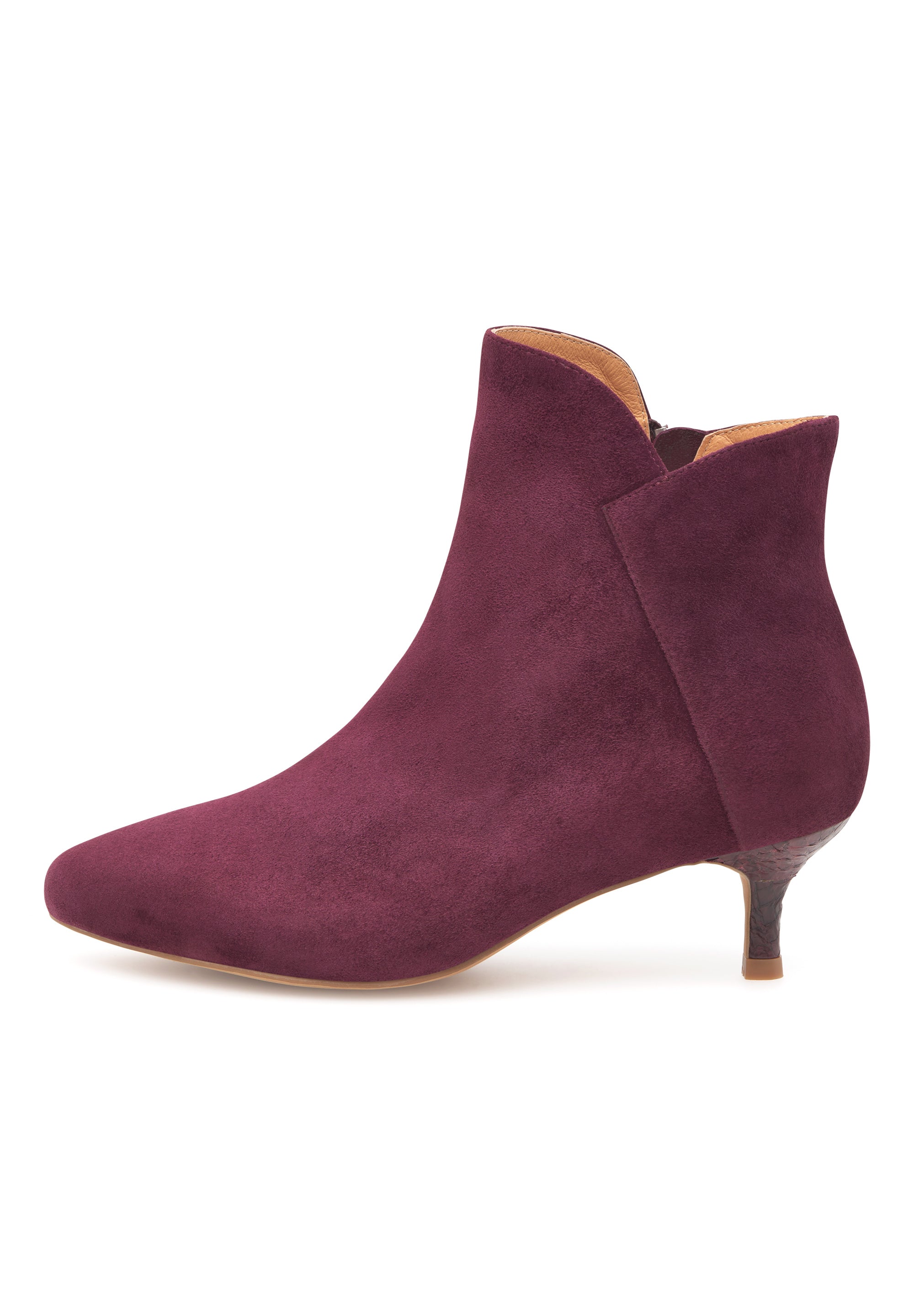 WODEN Saga Zip S Heels 248 Cherry